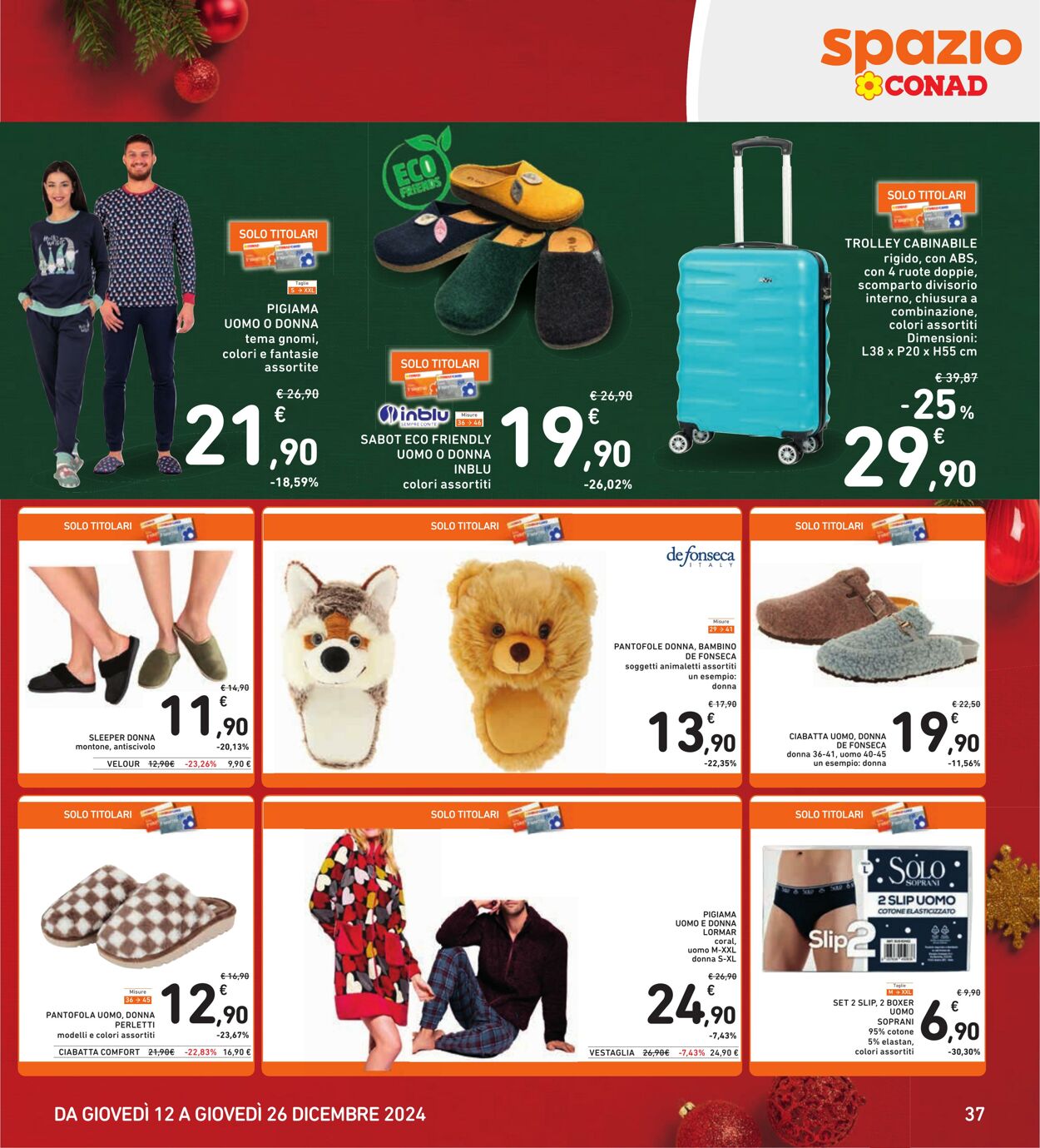 Volantino Conad 12.12.2024 - 26.12.2024