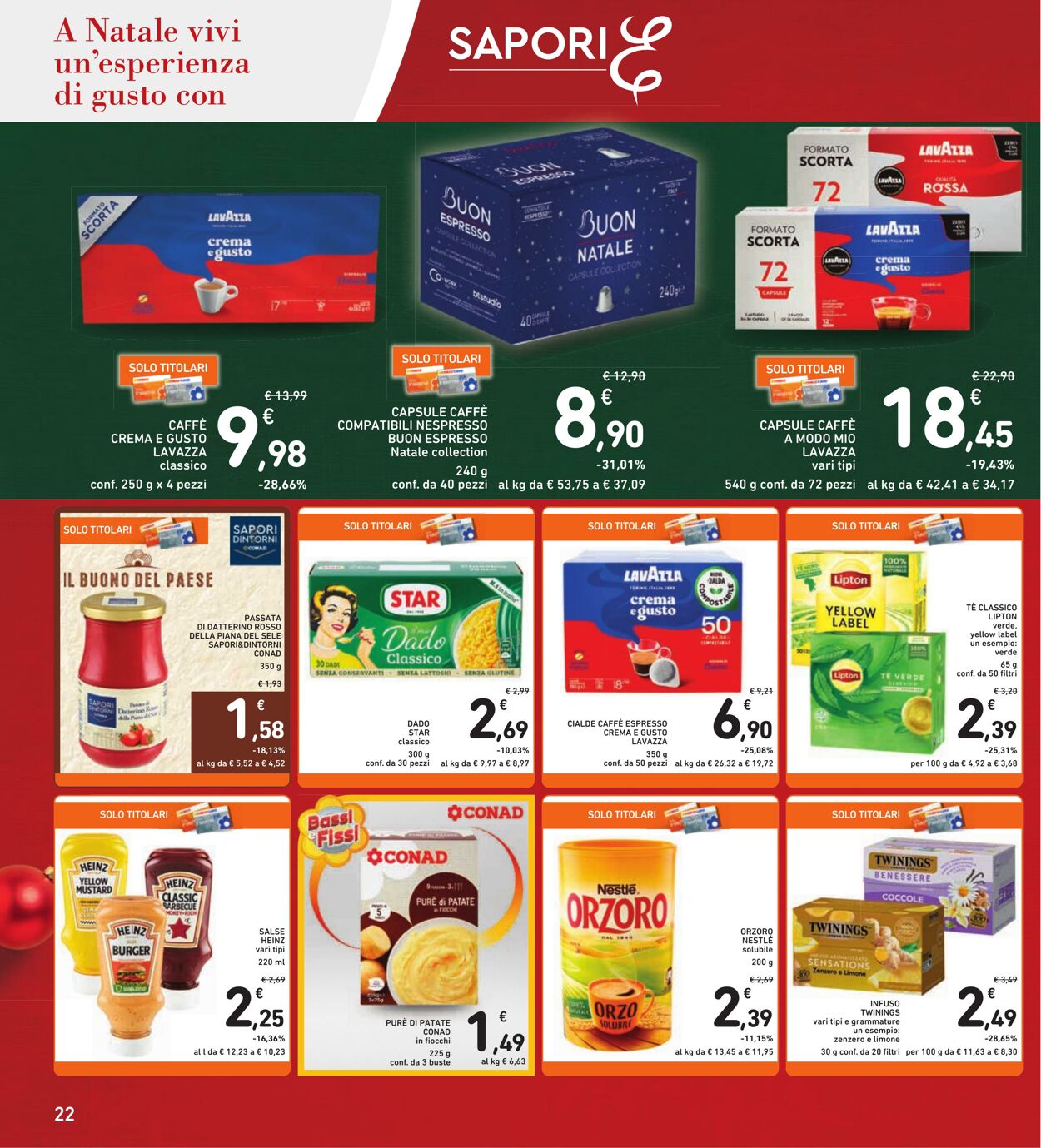 Volantino Conad 12.12.2024 - 26.12.2024