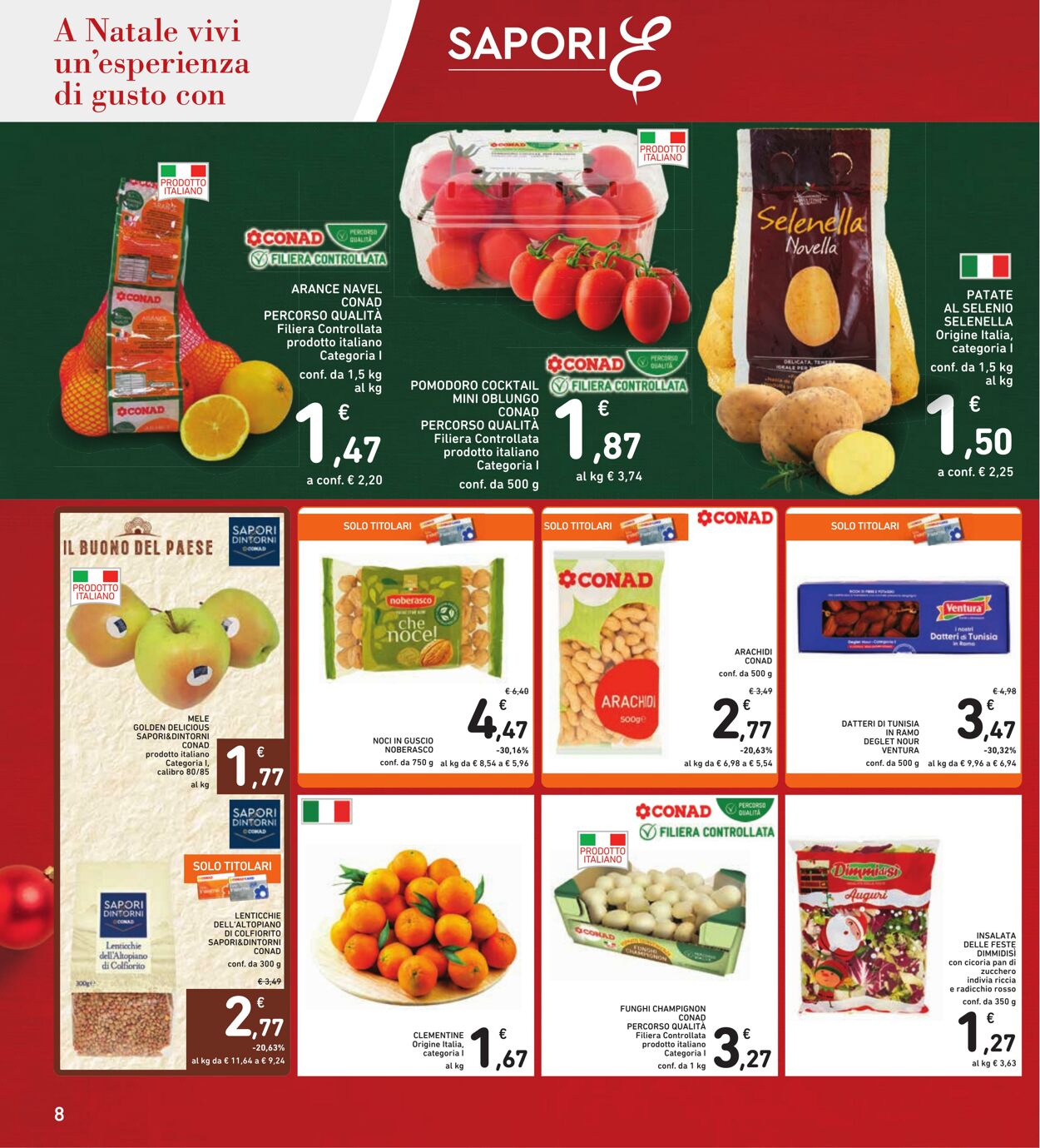 Volantino Conad 12.12.2024 - 26.12.2024