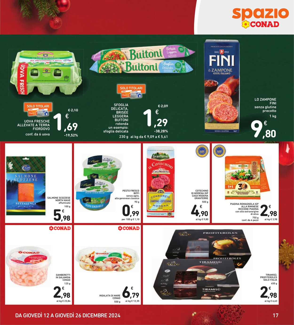 Volantino Conad 12.12.2024 - 26.12.2024