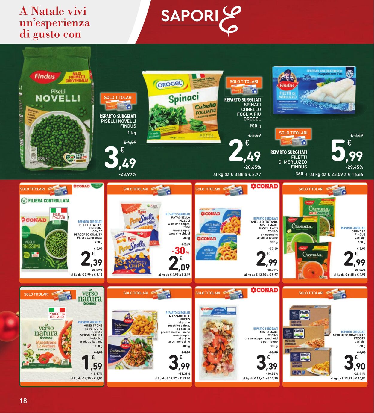 Volantino Conad 12.12.2024 - 26.12.2024