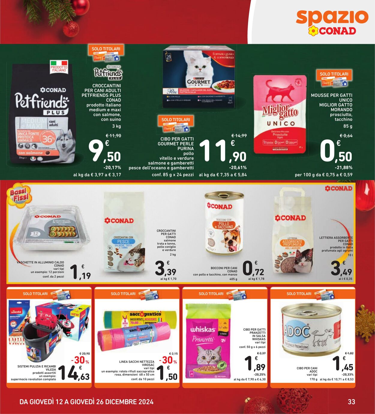 Volantino Conad 12.12.2024 - 26.12.2024