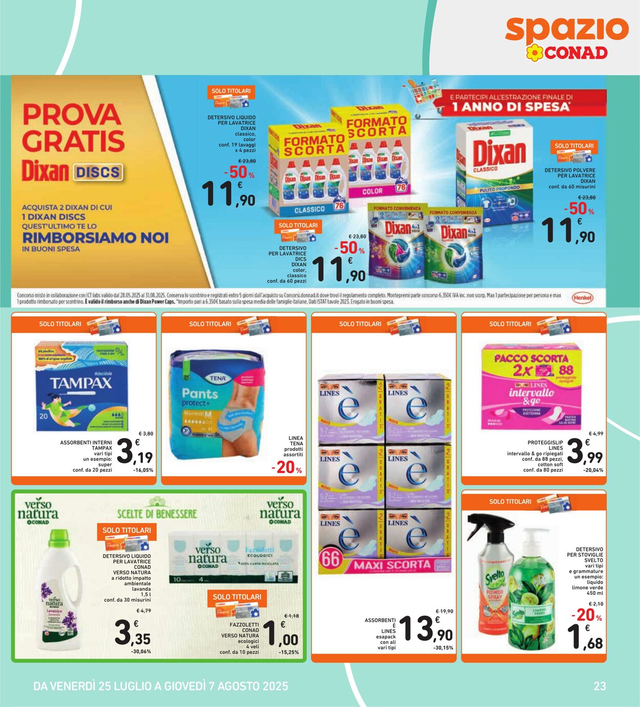 Volantino Conad 04.08.2025 - 04.08.2025
