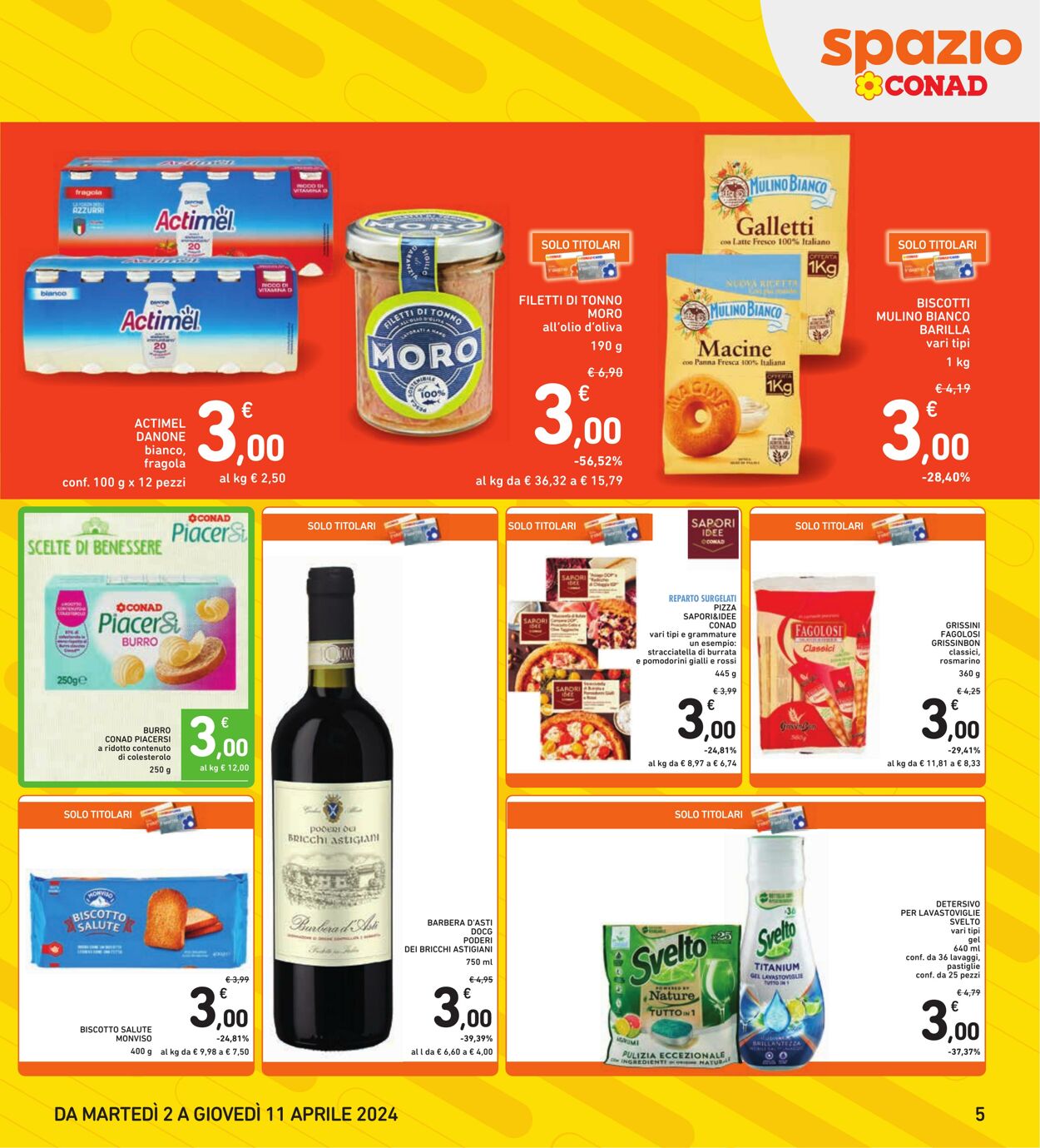 Volantino Conad 02.04.2024 - 11.04.2024