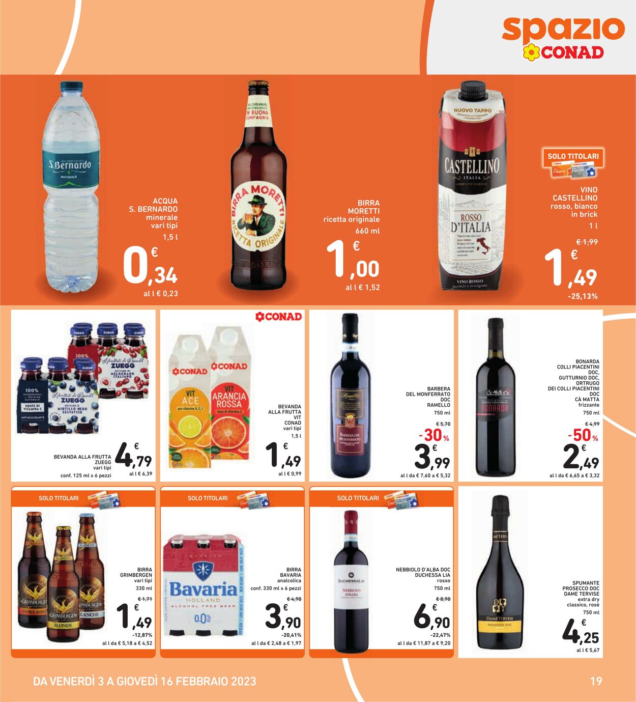 Volantino Conad 03.02.2023 - 16.02.2023