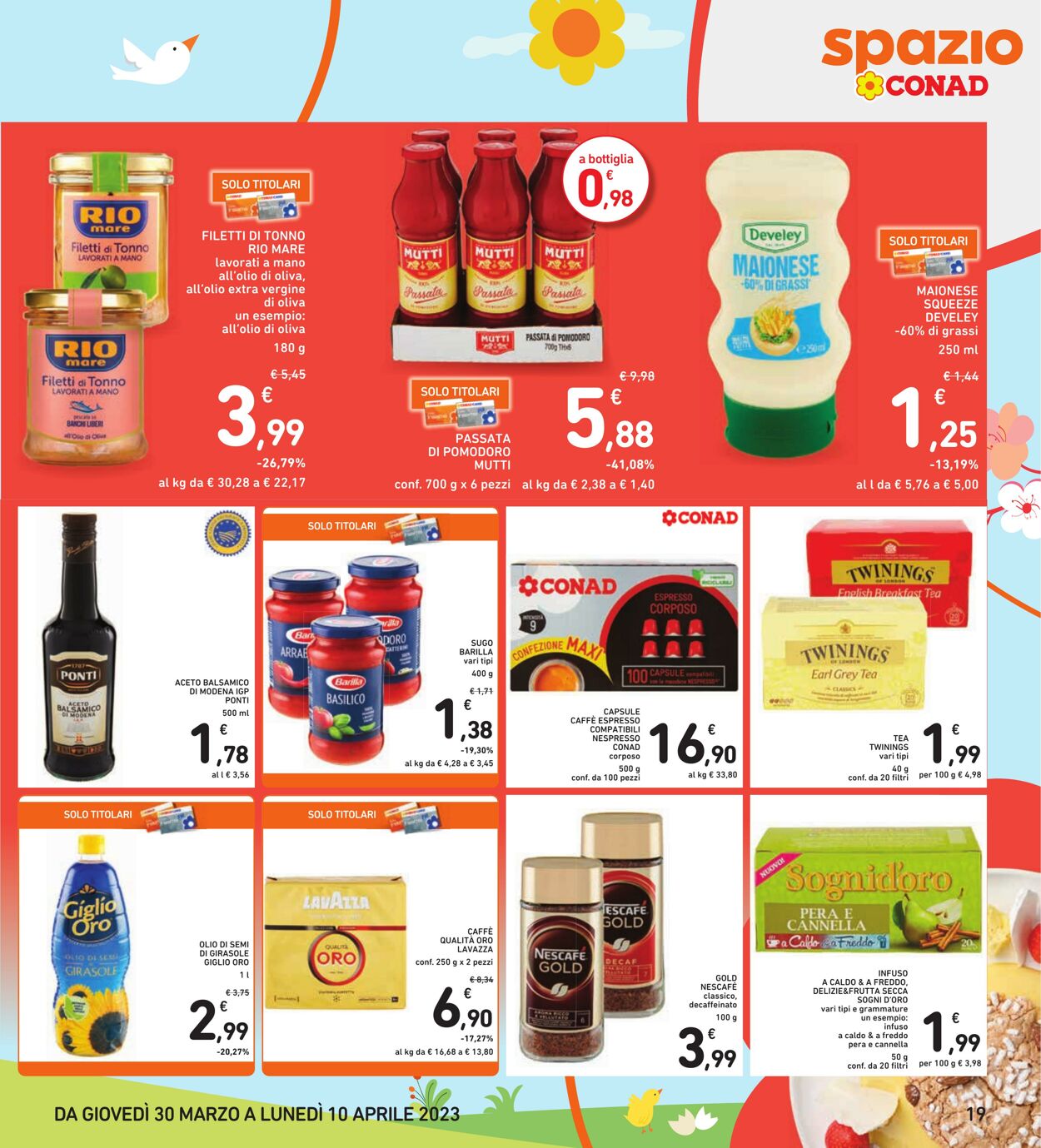 Volantino Conad 30.03.2023 - 10.04.2023