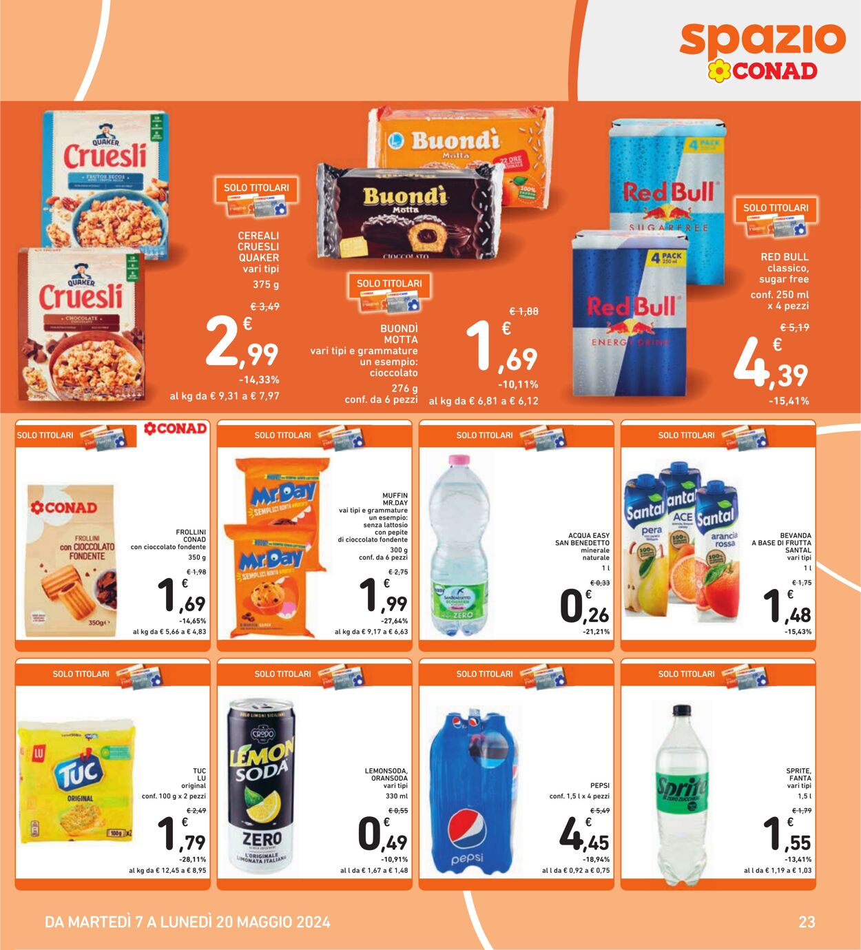 Volantino Conad 07.05.2024 - 20.05.2024