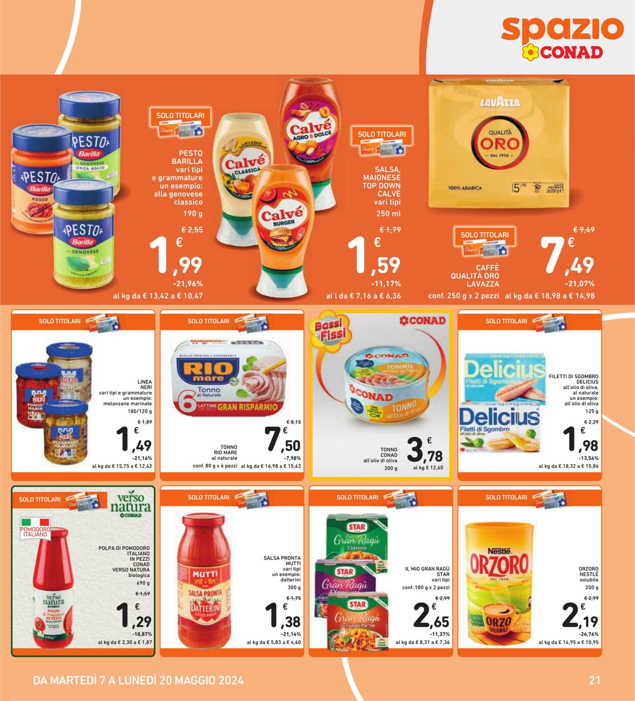 Volantino Conad 07.05.2024 - 20.05.2024