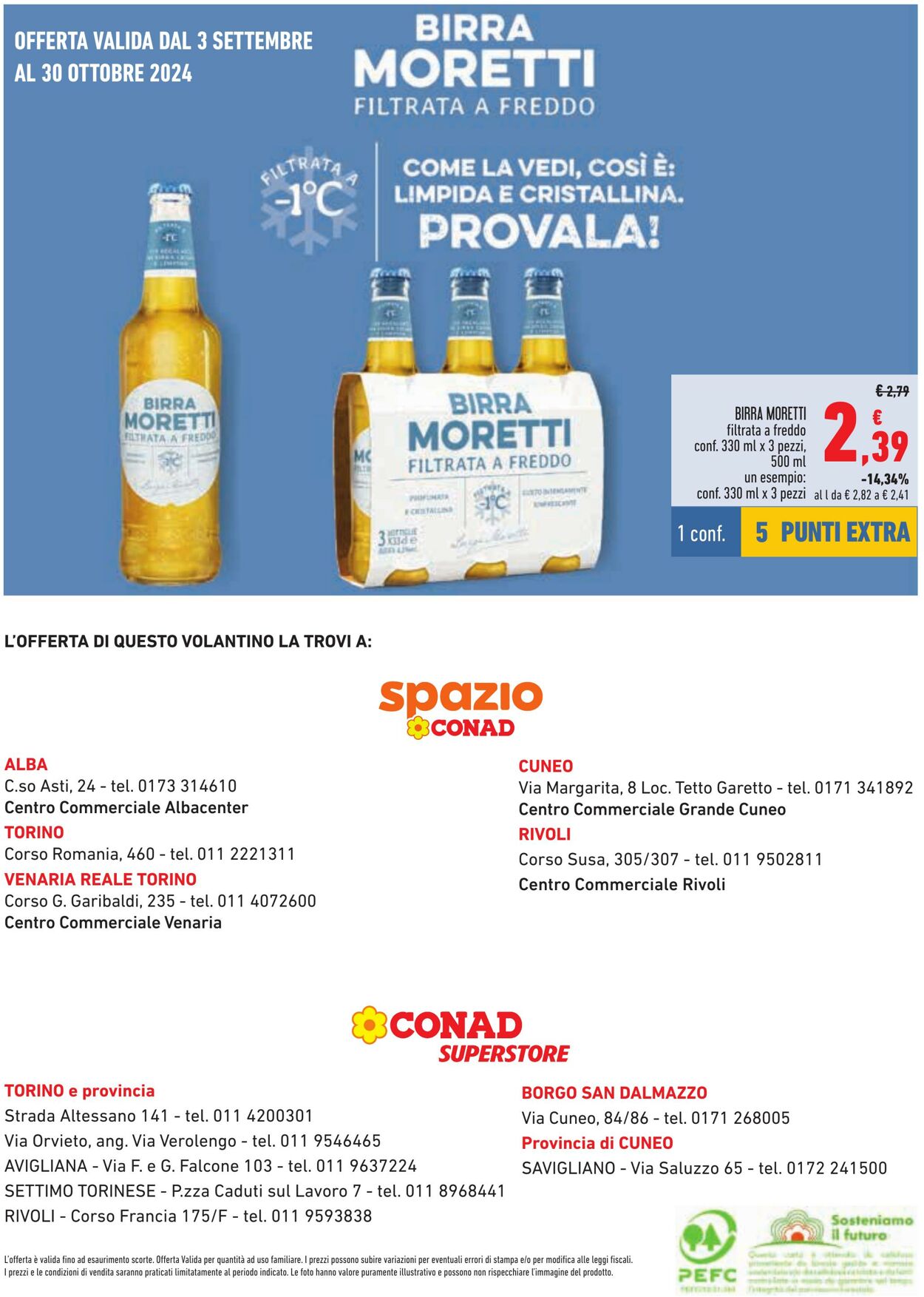 Volantino Conad 03.09.2024 - 30.10.2024