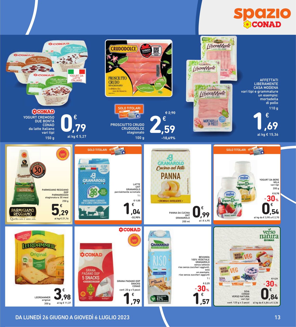 Volantino Conad 26.06.2023 - 06.07.2023