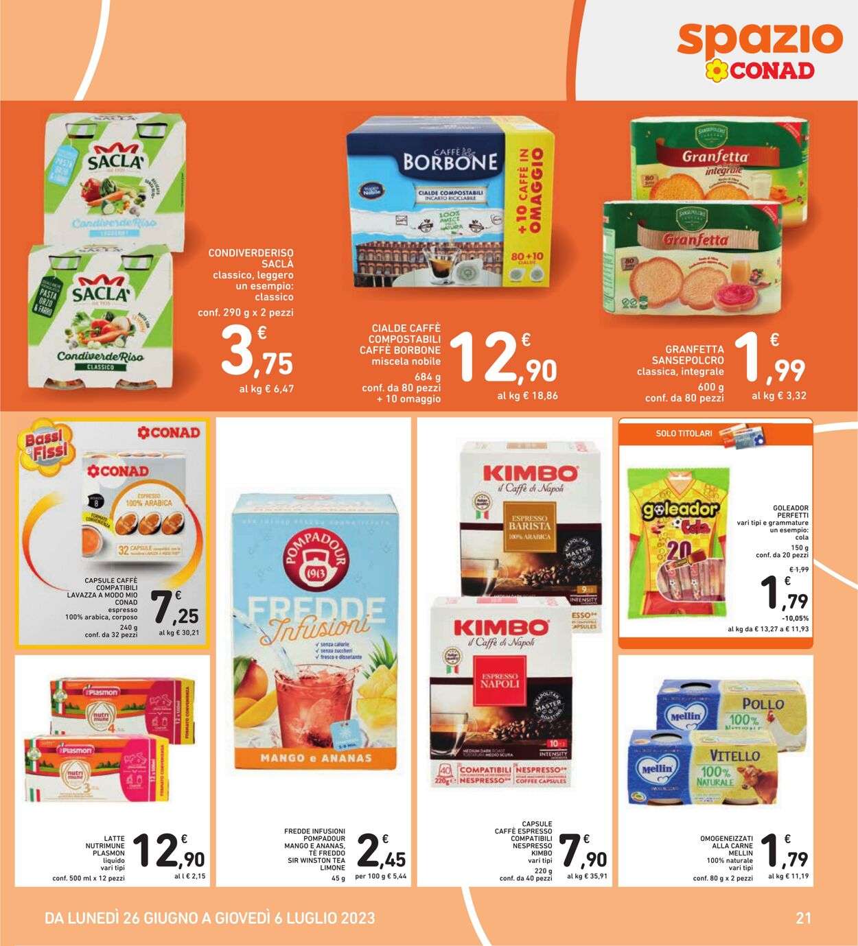 Volantino Conad 26.06.2023 - 06.07.2023