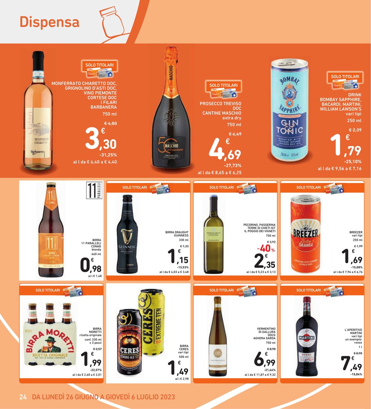 Volantino Conad 26.06.2023 - 06.07.2023