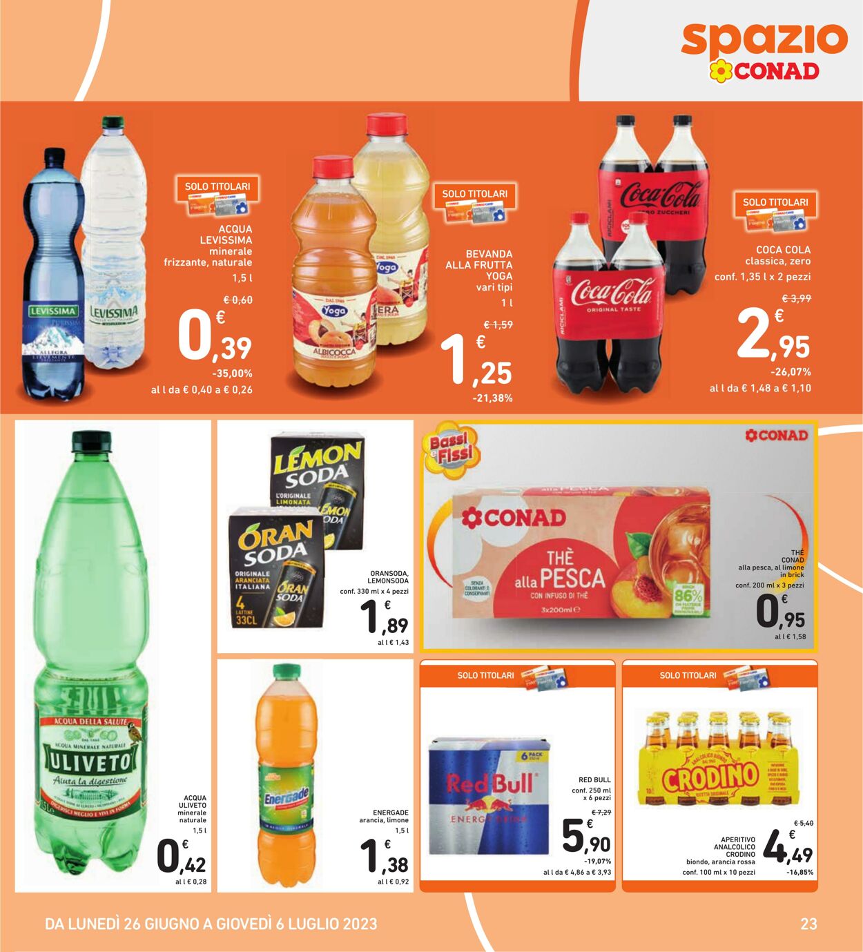 Volantino Conad 26.06.2023 - 06.07.2023