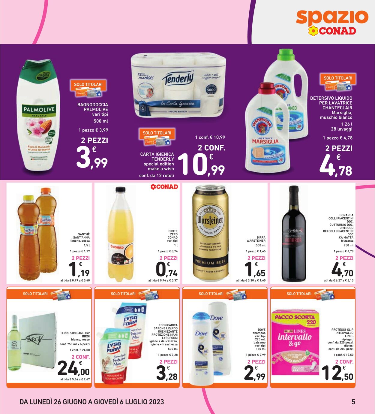 Volantino Conad 26.06.2023 - 06.07.2023