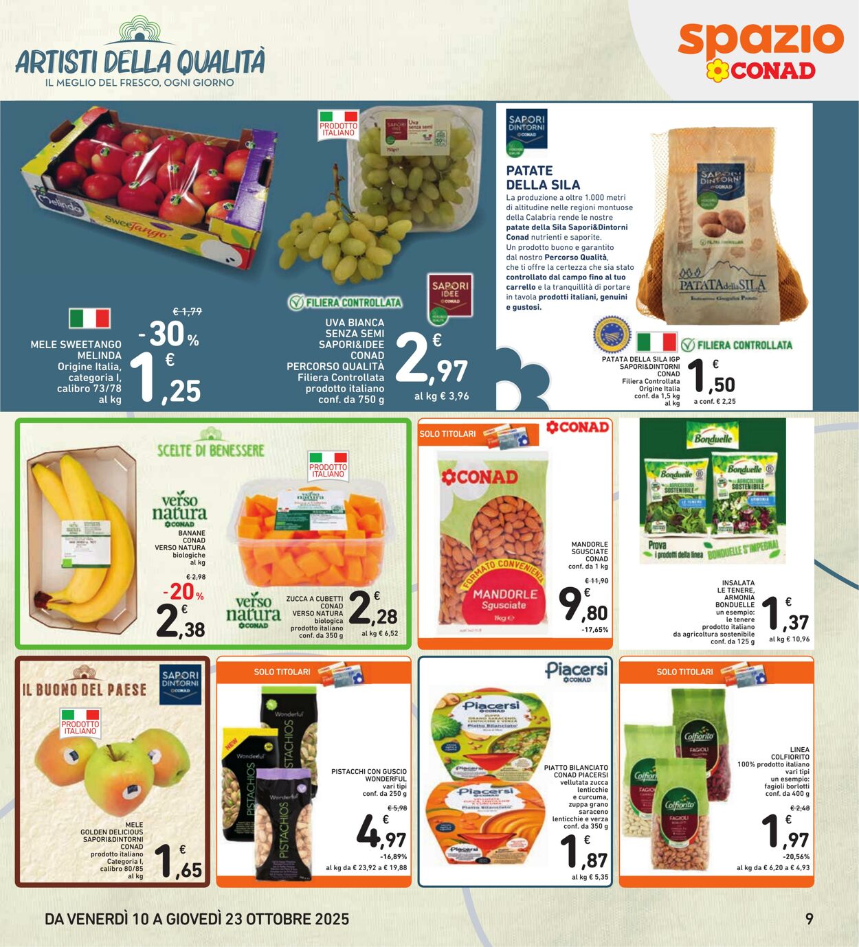 Volantino Conad 09.10.2025 - 09.10.2025