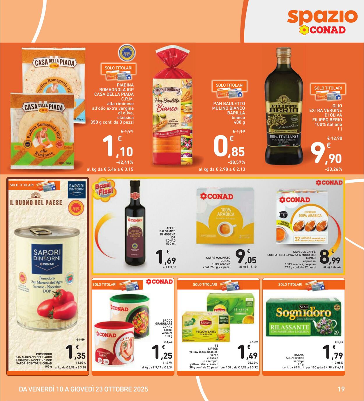 Volantino Conad 09.10.2025 - 09.10.2025
