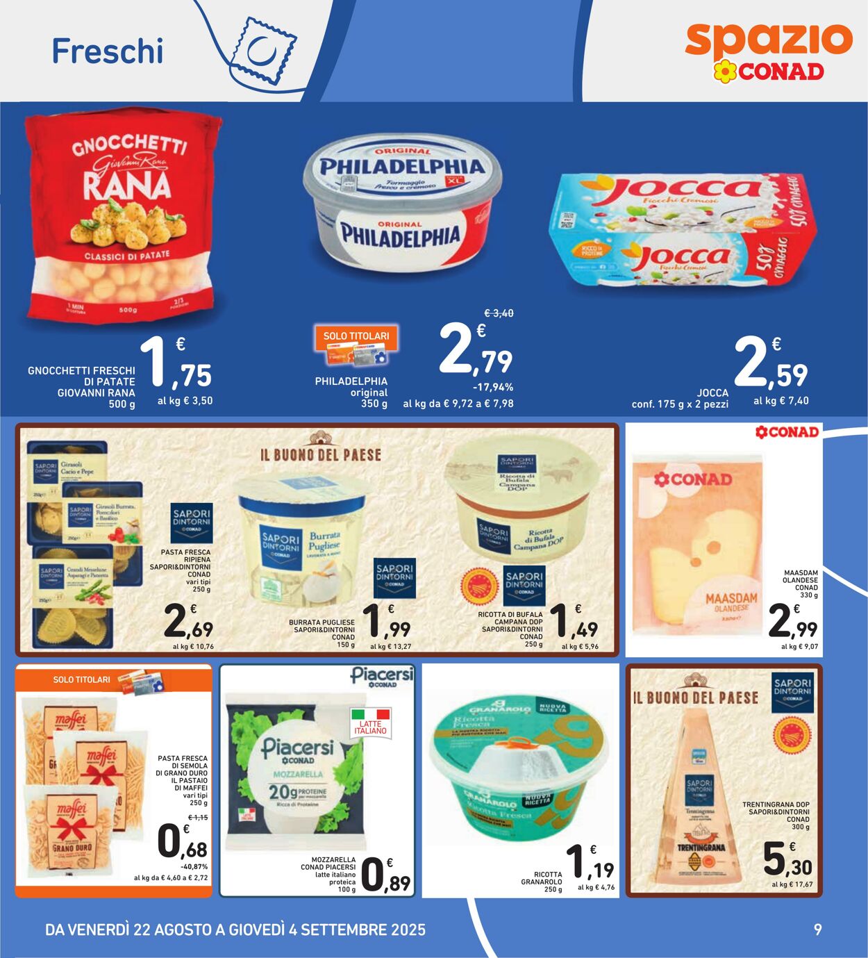 Volantino Conad 29.08.2025 - 29.08.2025