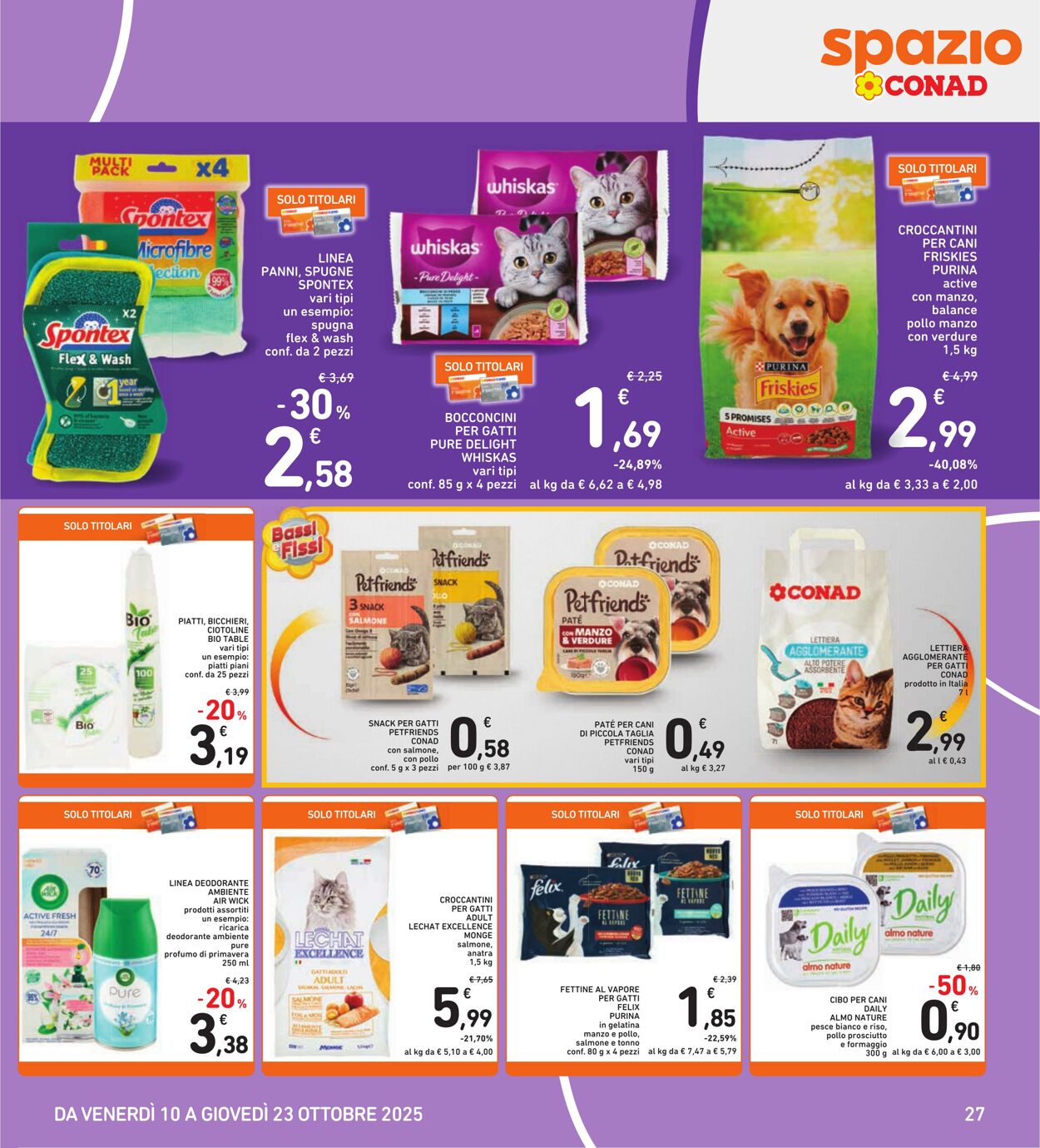 Volantino Conad 03.10.2025 - 03.10.2025
