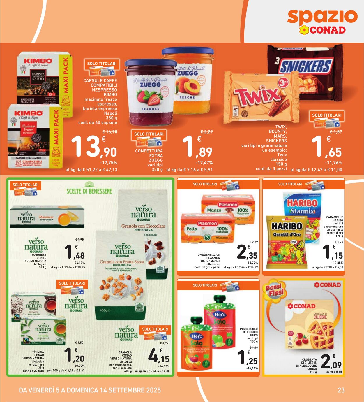 Volantino Conad 09.09.2025 - 09.09.2025