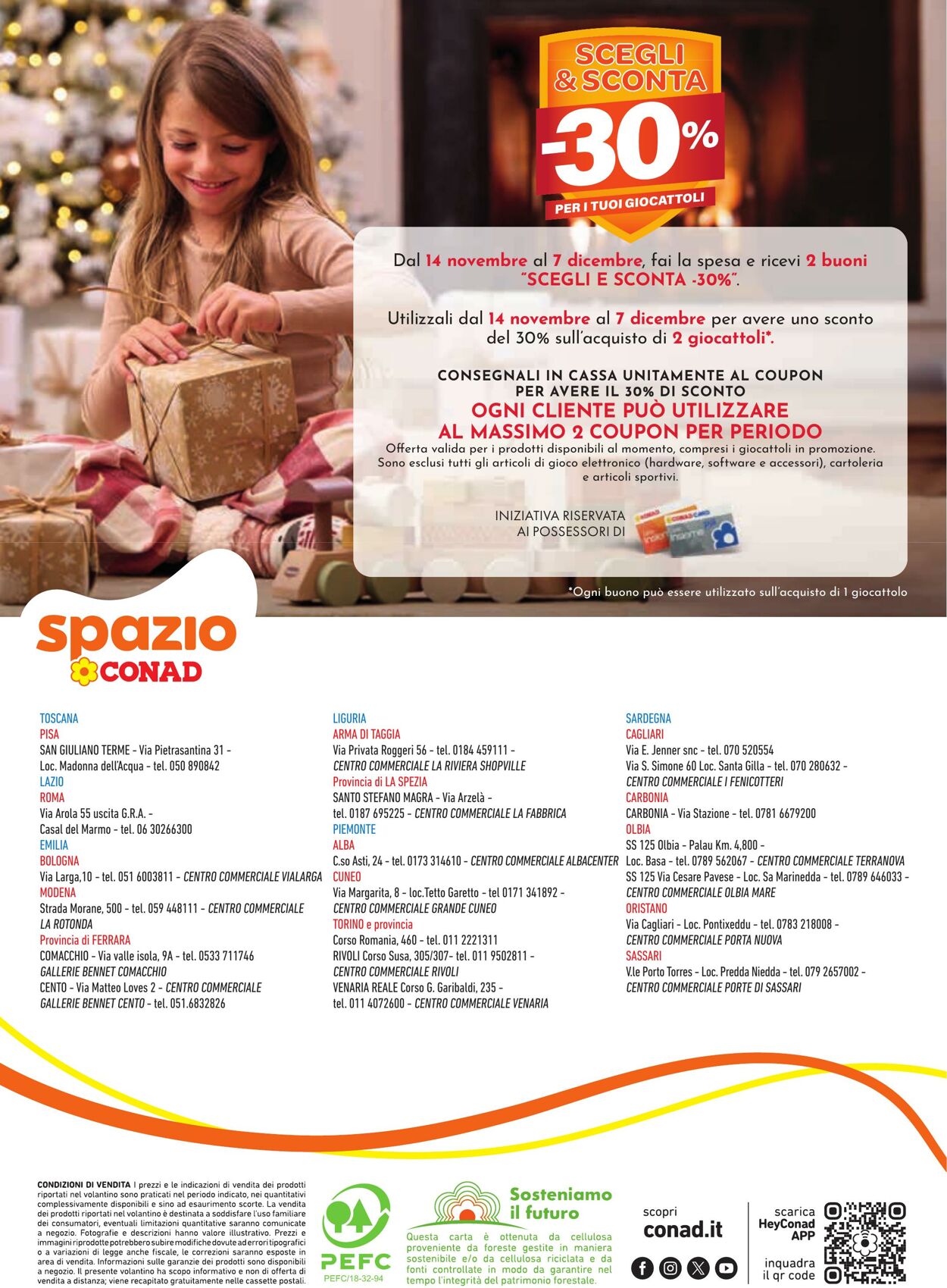 Volantino Conad 14.11.2024 - 06.01.2025