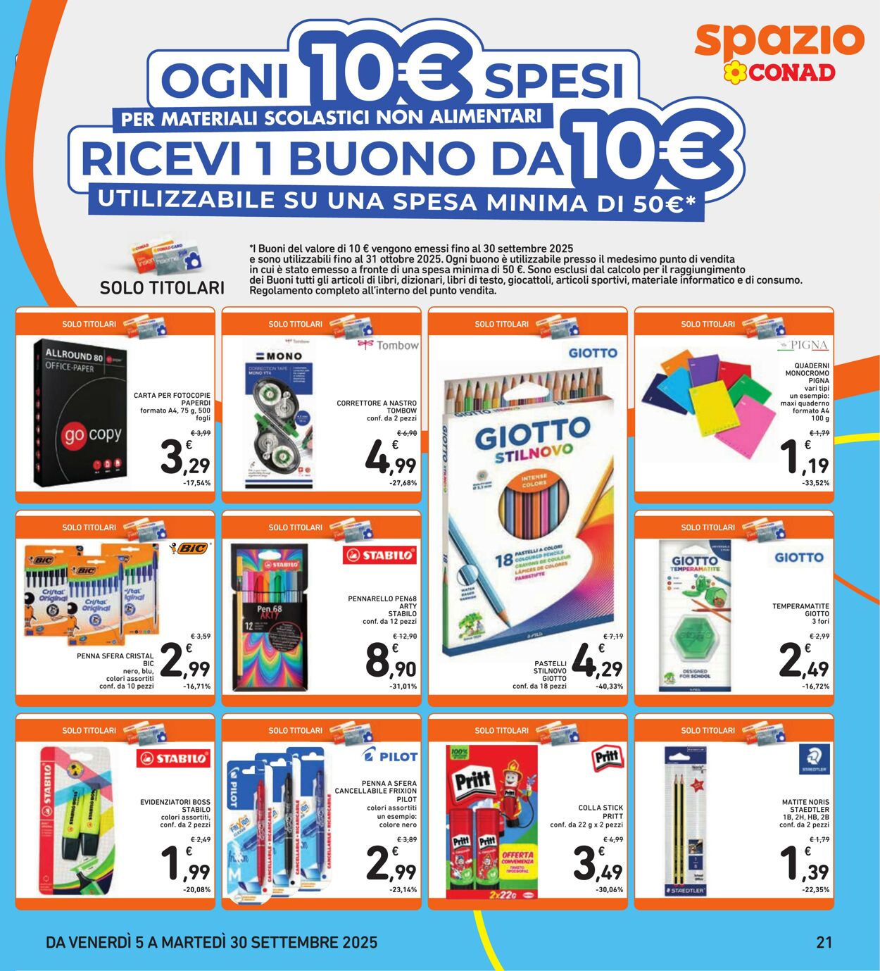 Volantino Conad 10.09.2025 - 10.09.2025