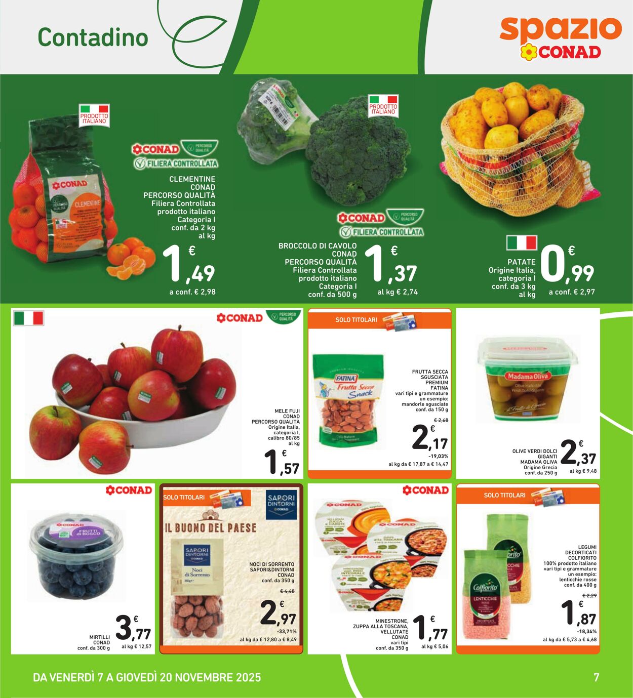 Volantino Conad 07.11.2025 - 07.11.2025