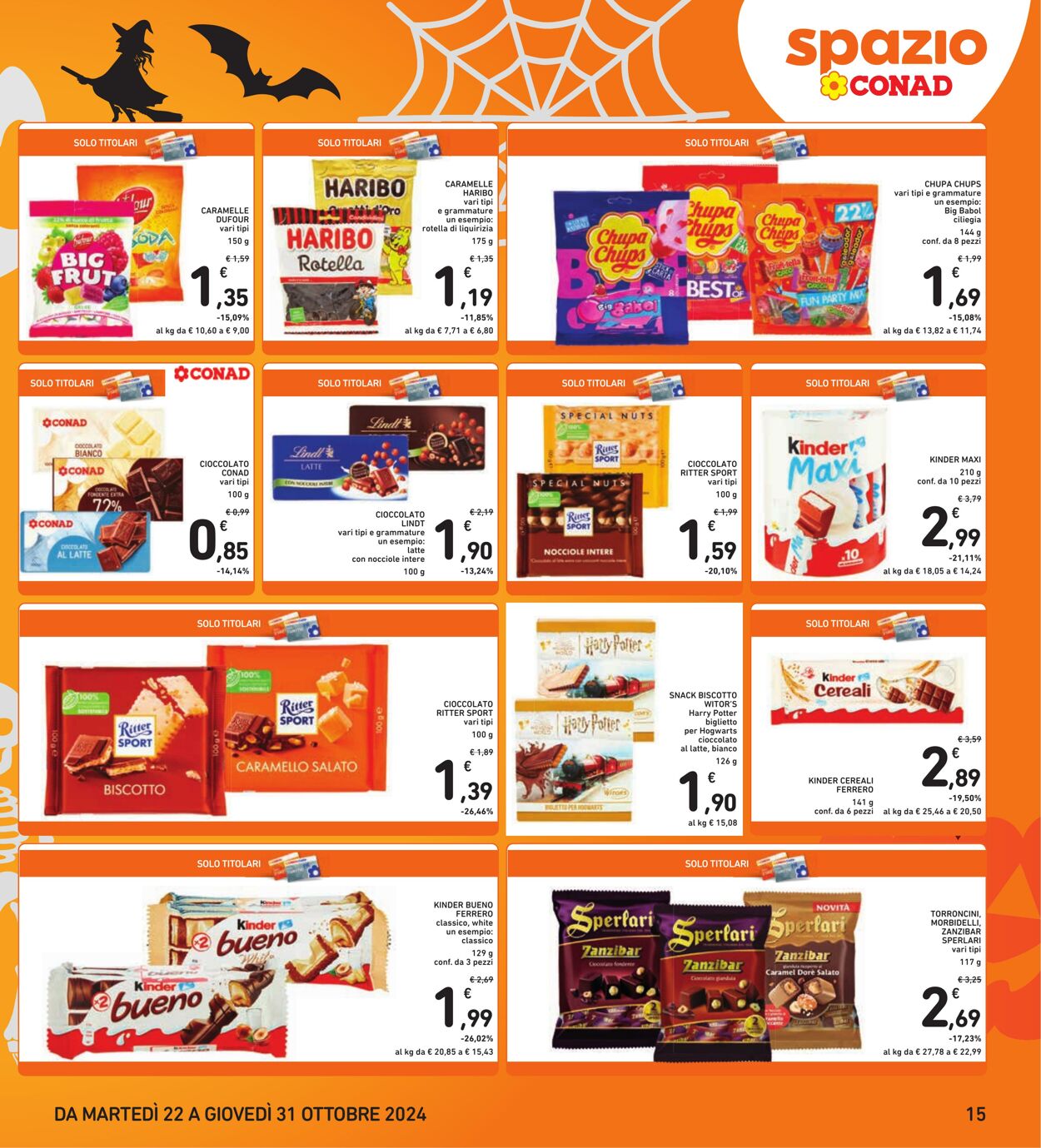 Volantino Conad 22.10.2024 - 04.11.2024