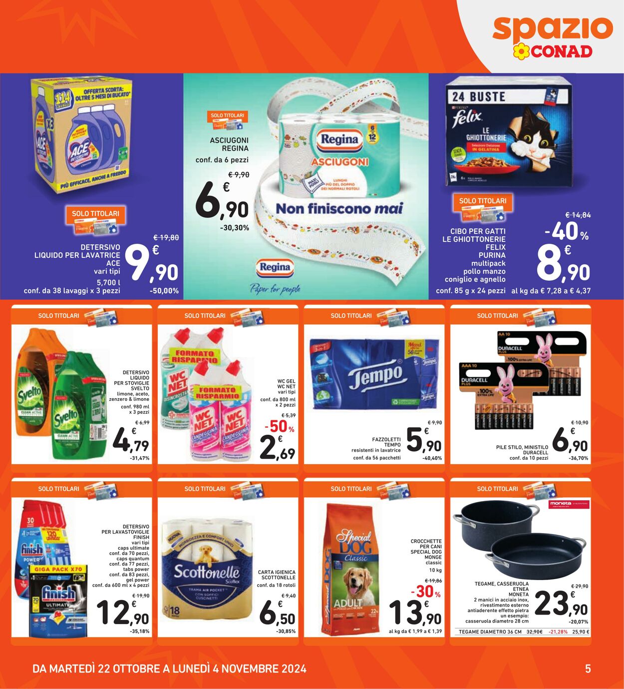 Volantino Conad 22.10.2024 - 04.11.2024