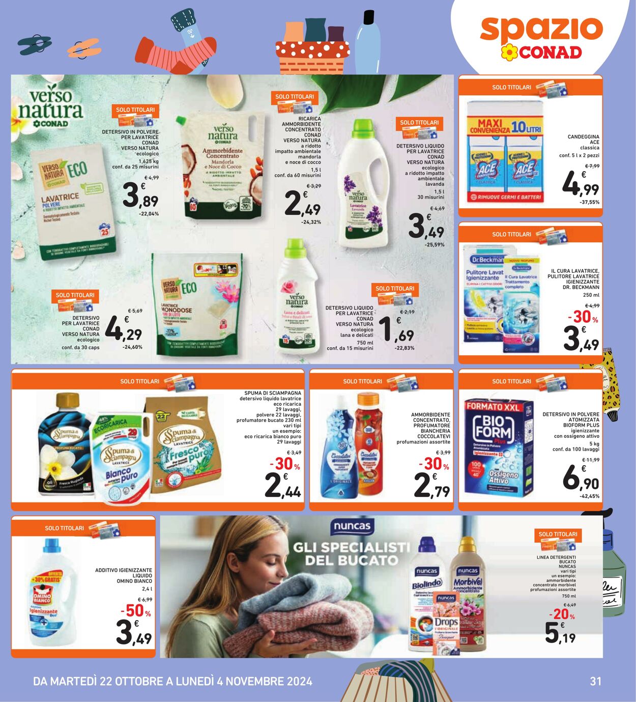 Volantino Conad 22.10.2024 - 04.11.2024