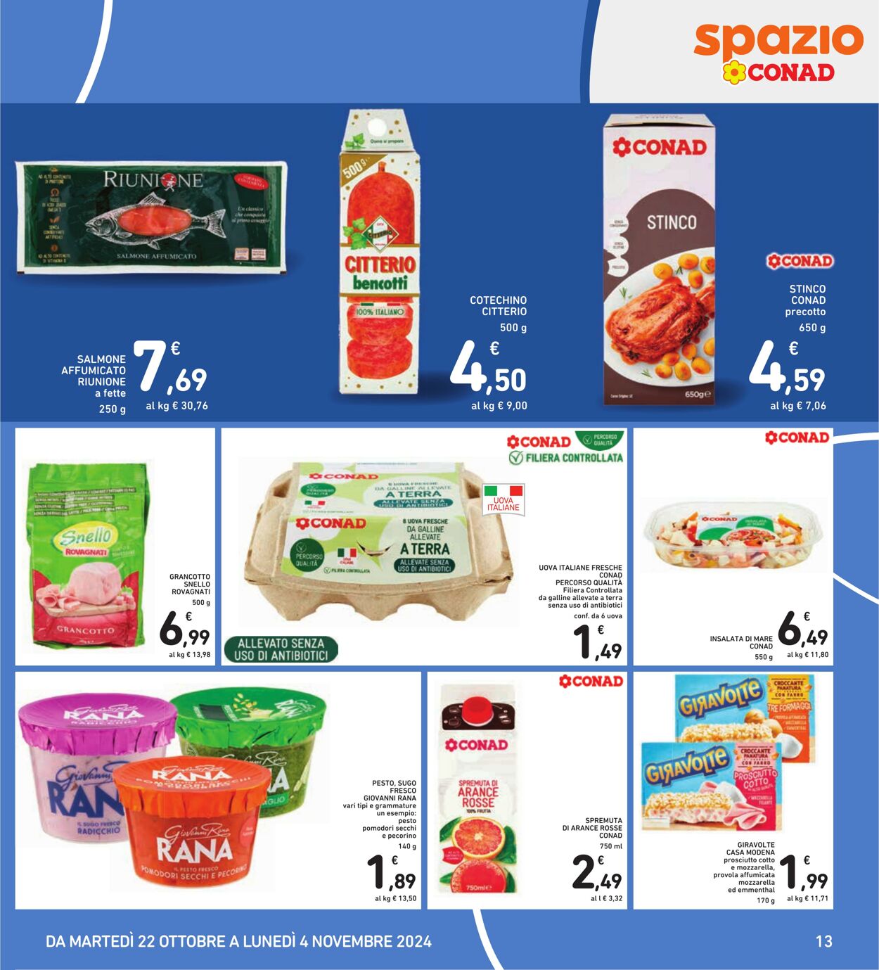 Volantino Conad 22.10.2024 - 04.11.2024