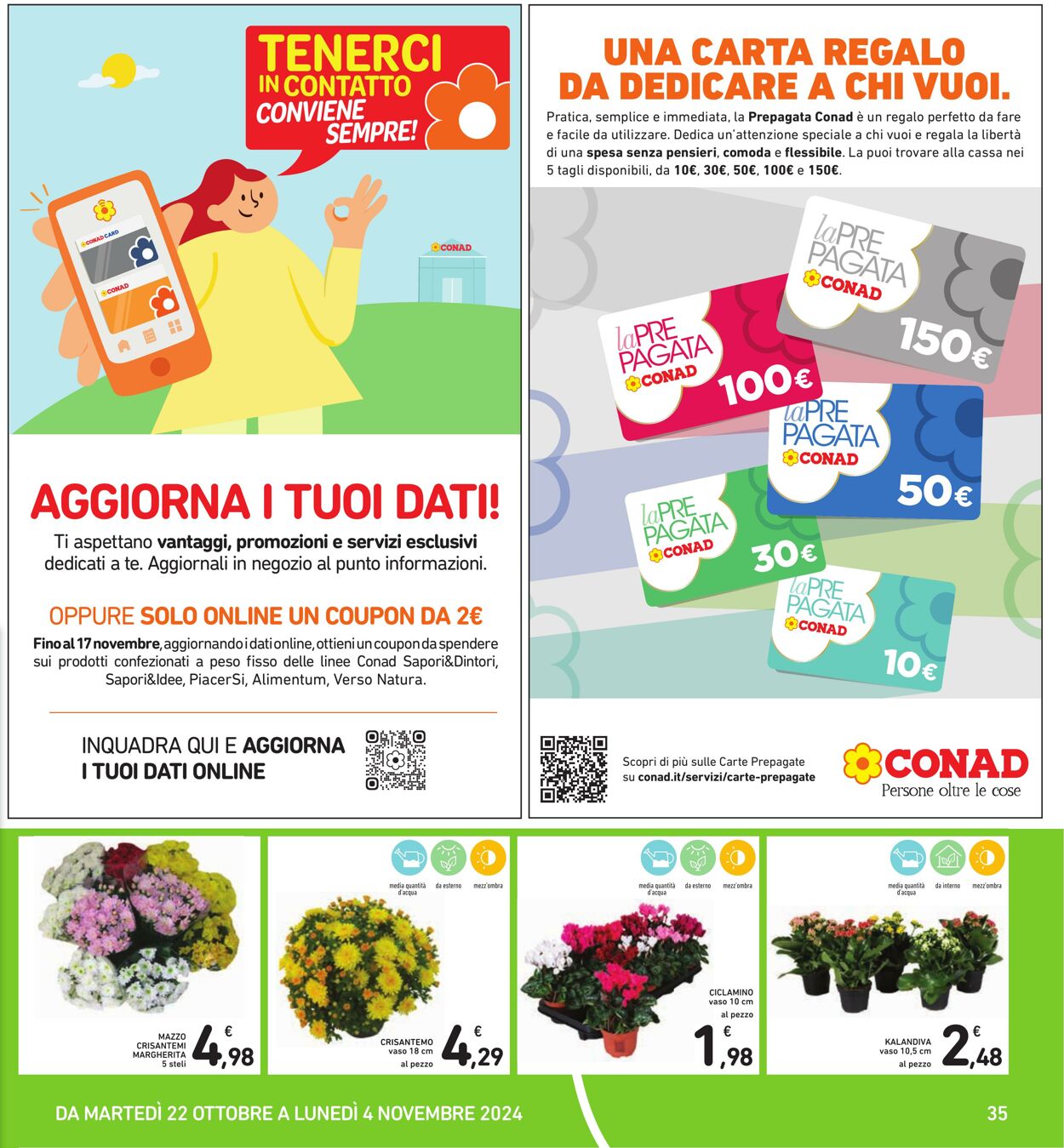 Volantino Conad 22.10.2024 - 04.11.2024