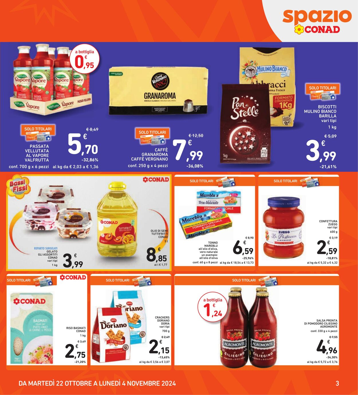 Volantino Conad 22.10.2024 - 04.11.2024