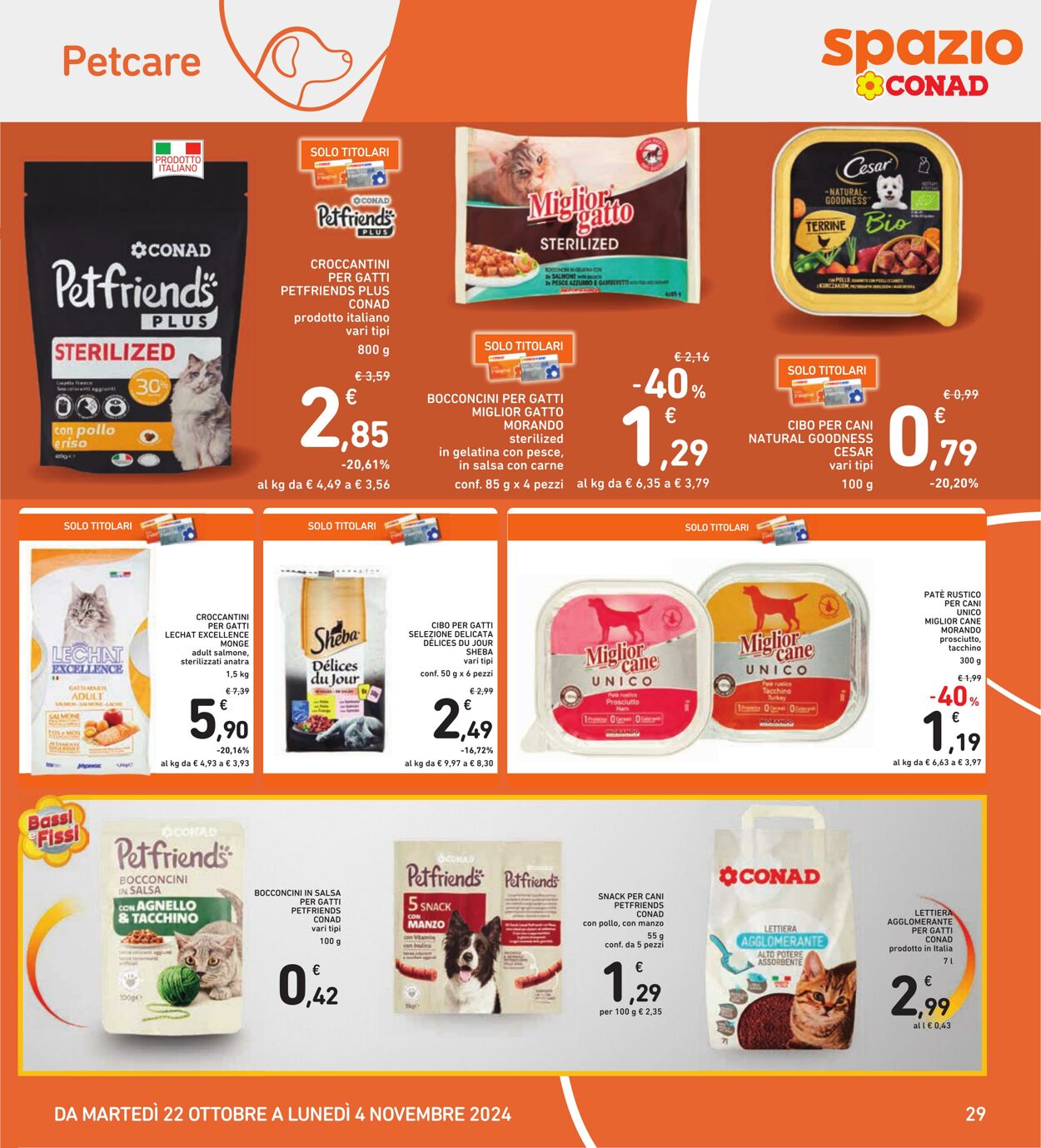 Volantino Conad 22.10.2024 - 04.11.2024