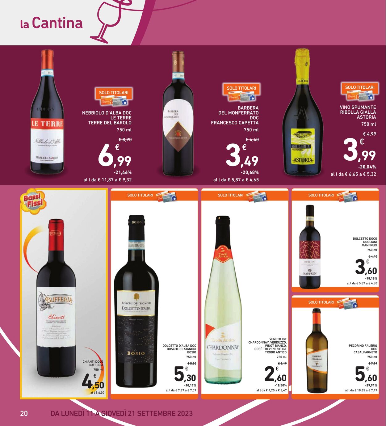 Volantino Conad 11.09.2023 - 21.09.2023