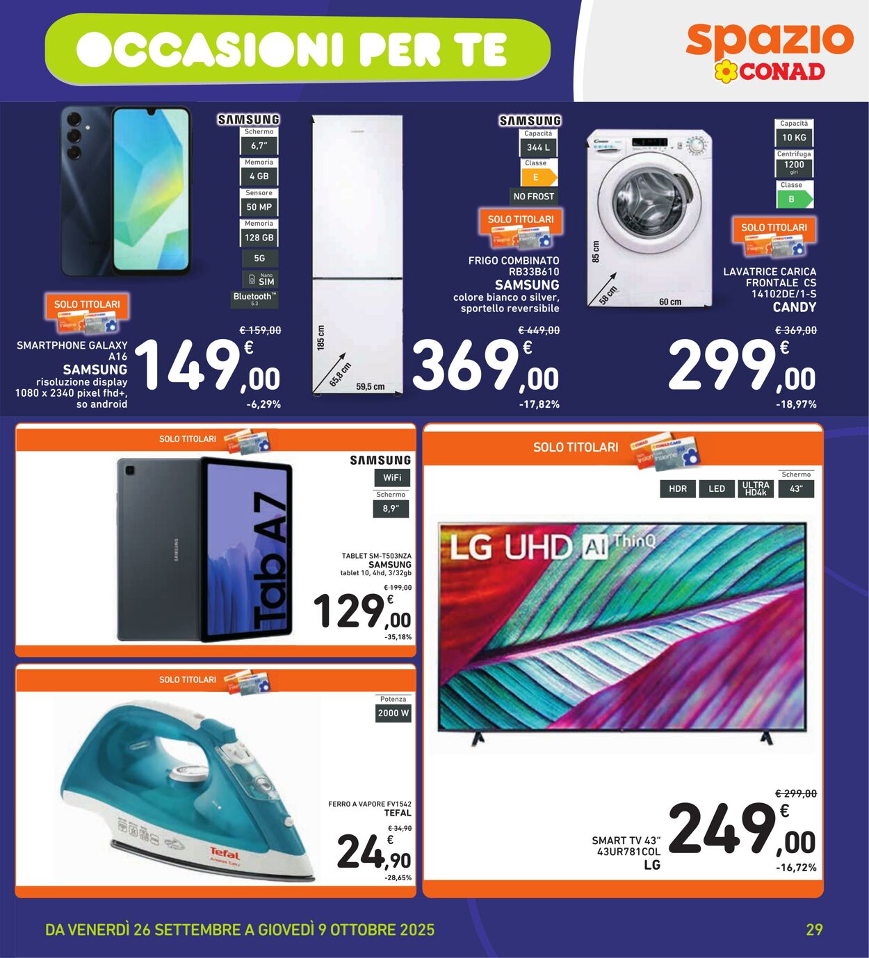 Volantino Conad 05.10.2025 - 05.10.2025