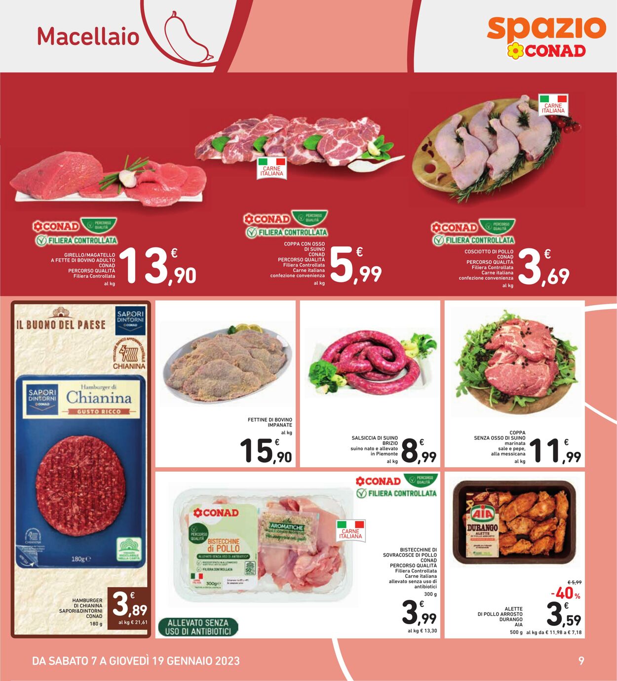 Volantino Conad 07.01.2023 - 19.01.2023