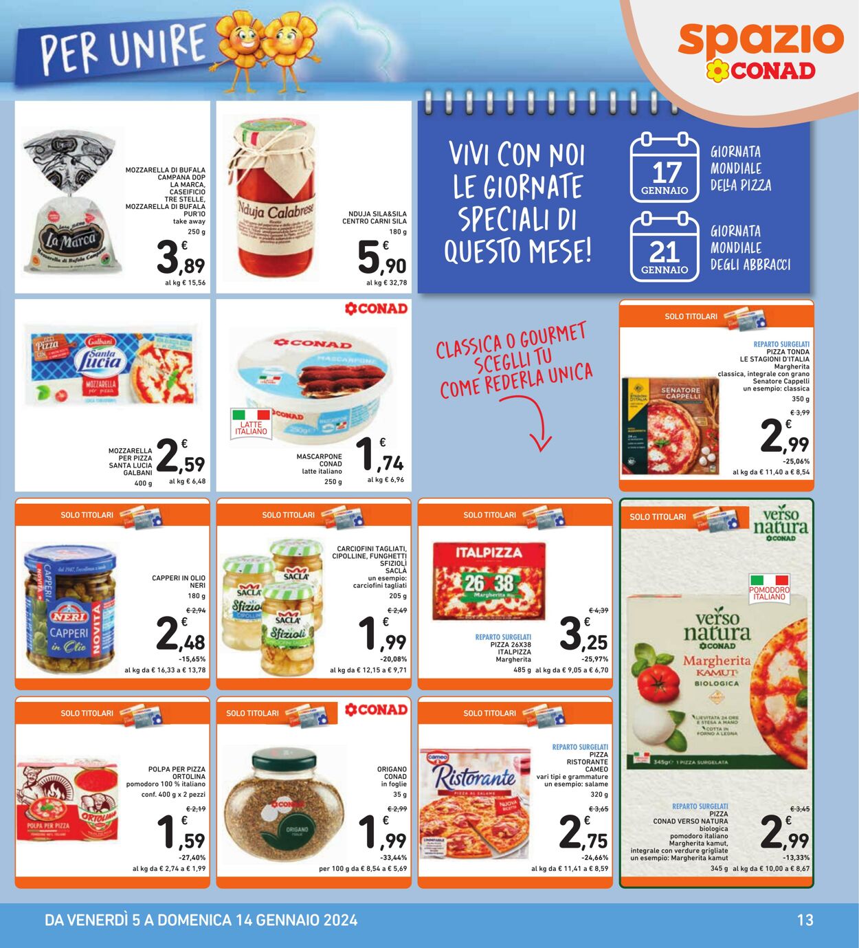 Volantino Conad 05.01.2024 - 14.01.2024