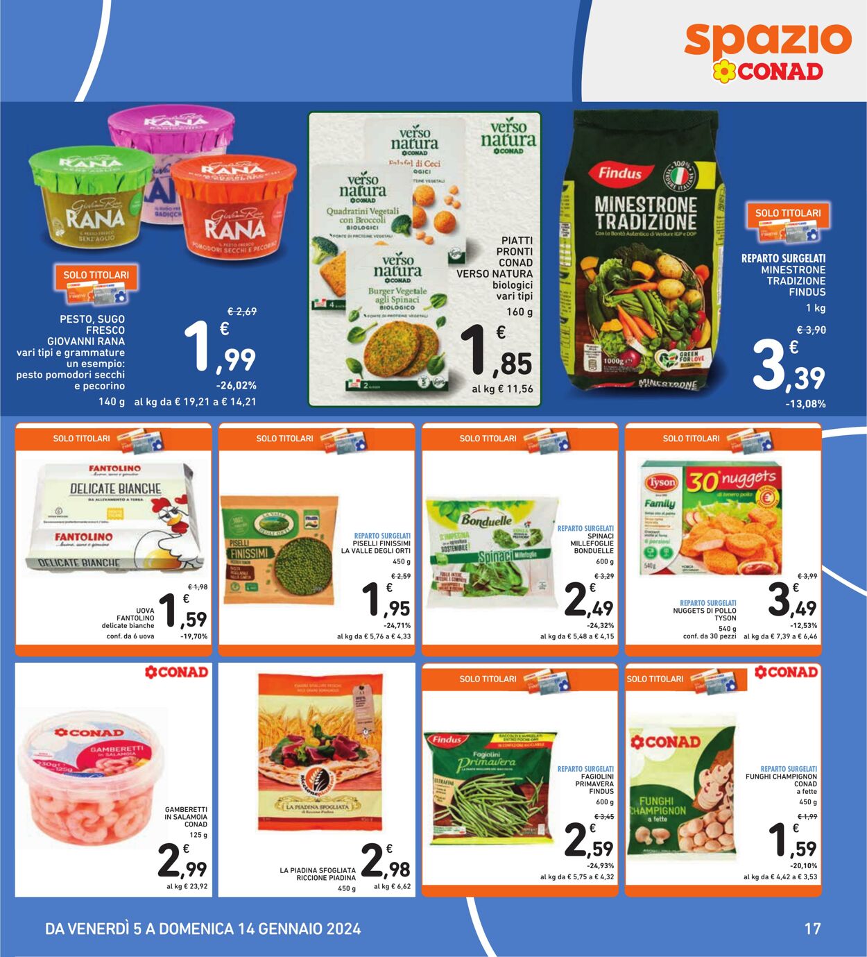 Volantino Conad 05.01.2024 - 14.01.2024