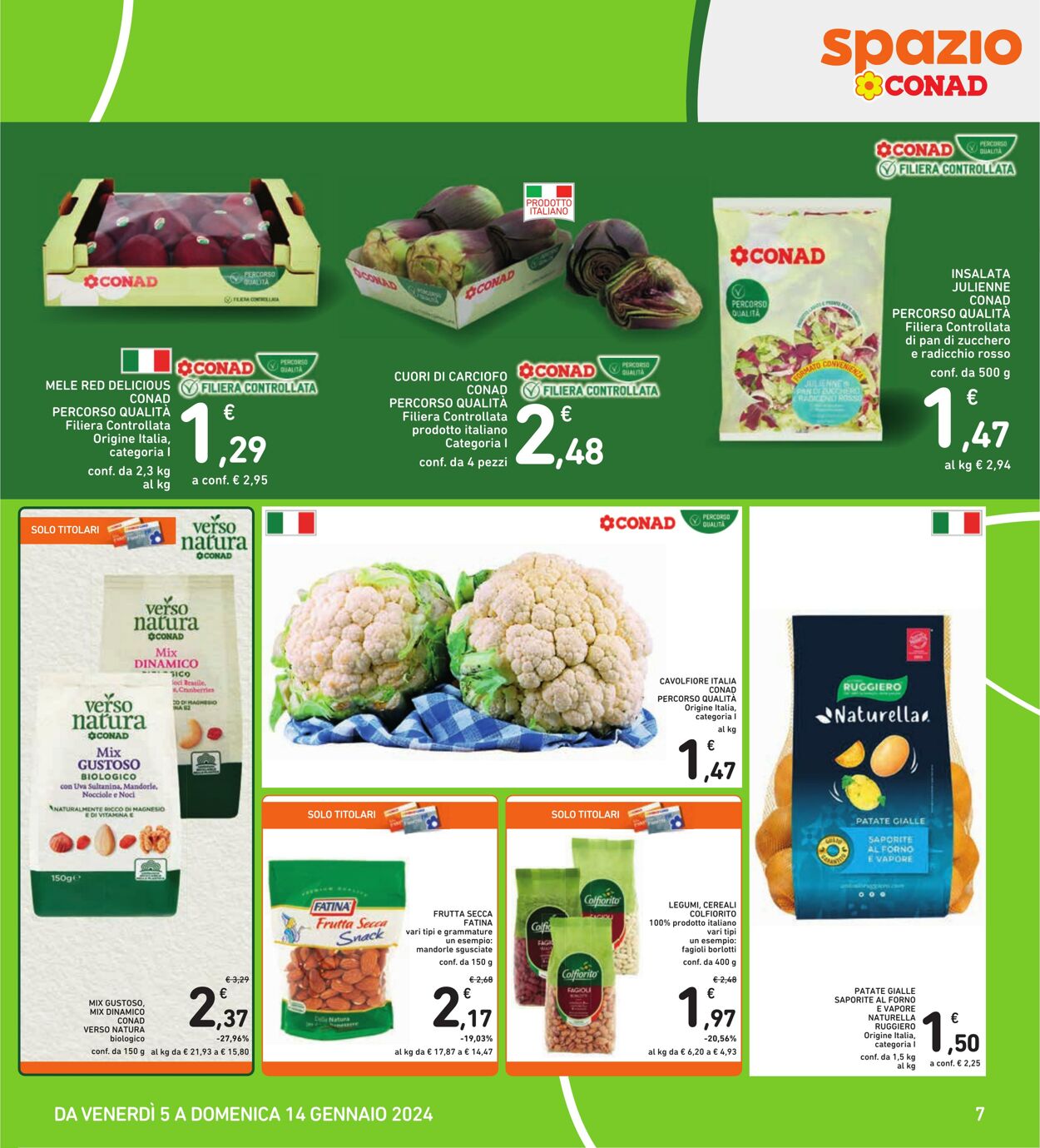 Volantino Conad 05.01.2024 - 14.01.2024