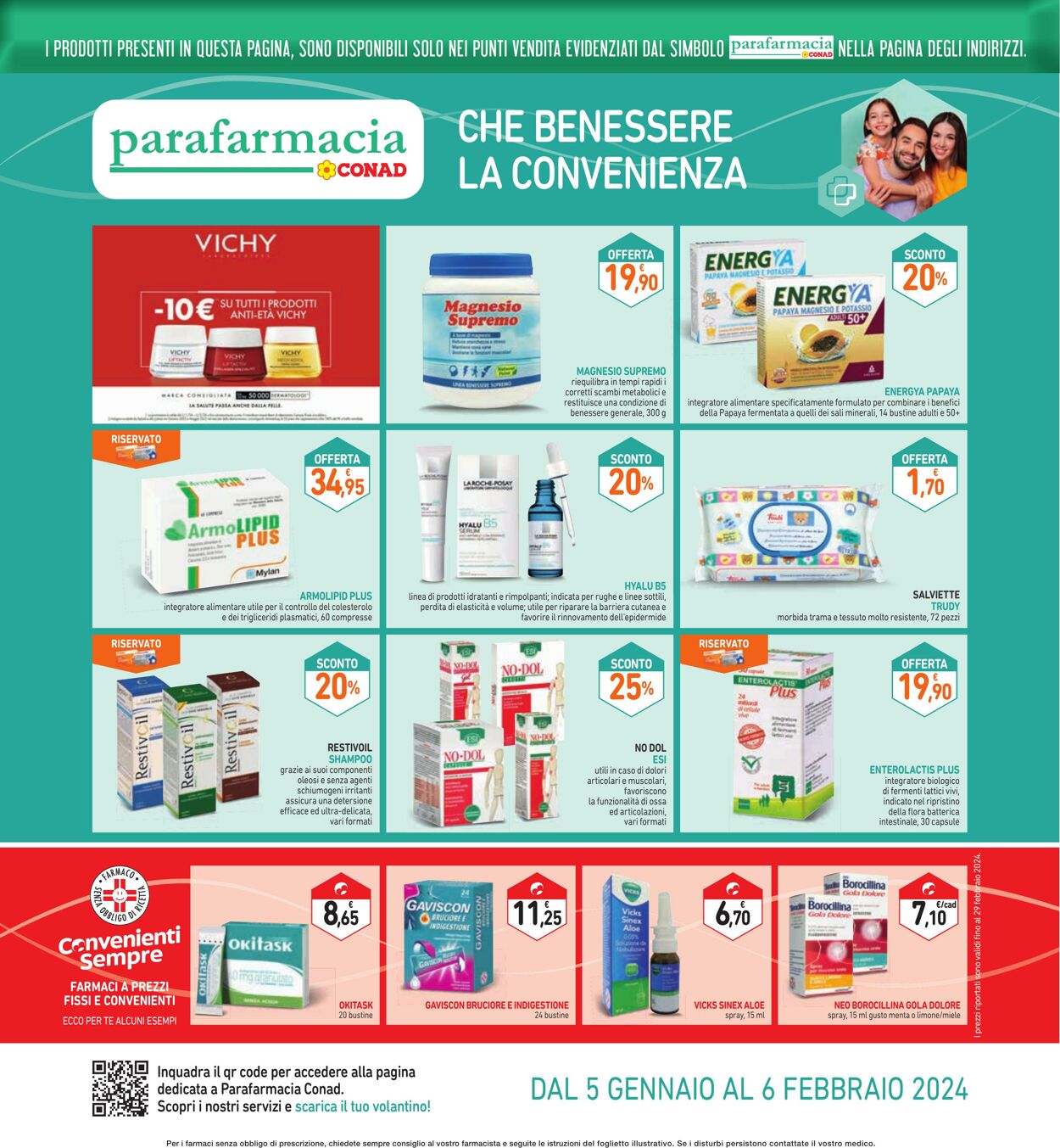 Volantino Conad 05.01.2024 - 14.01.2024