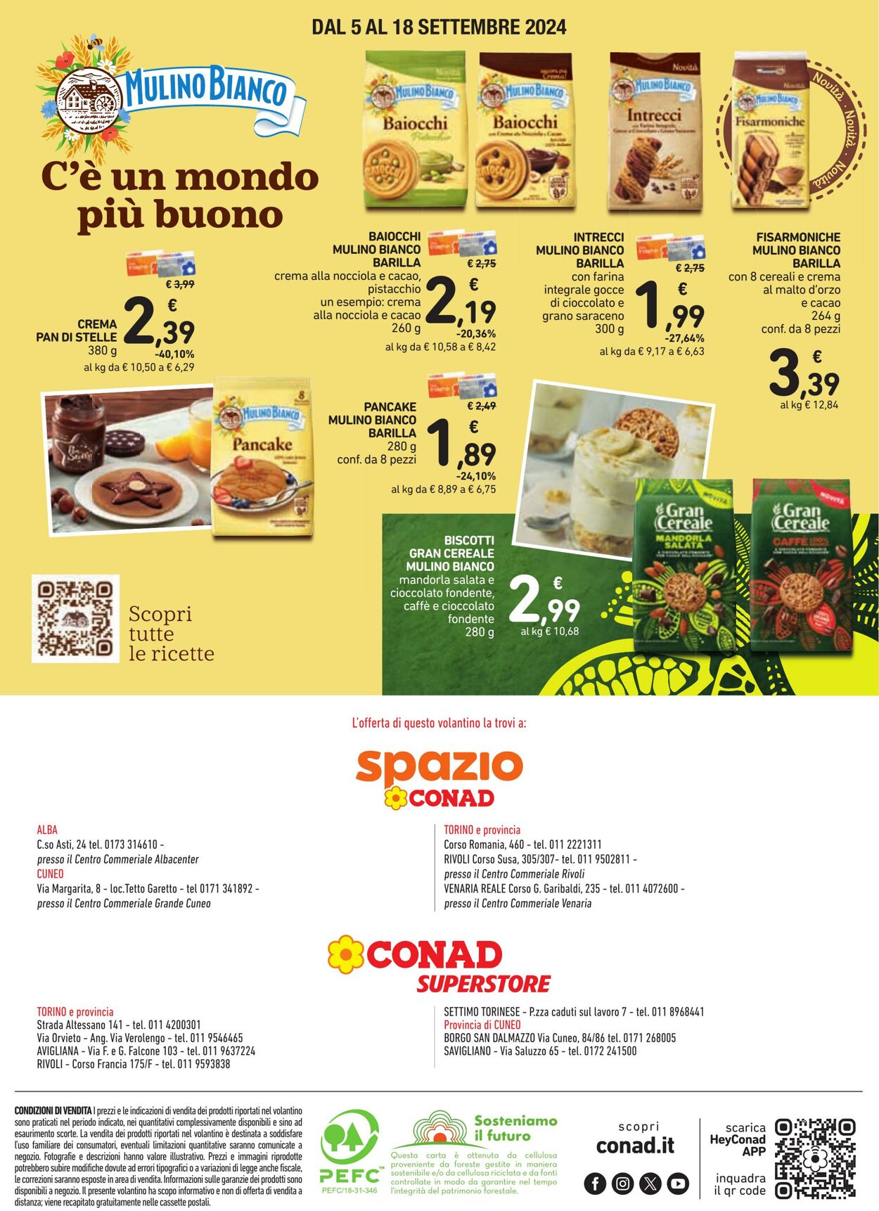 Volantino Conad 05.08.2024 - 18.09.2024