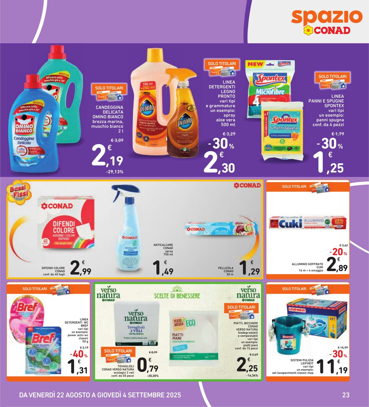 Volantino Conad 20.08.2025 - 20.08.2025
