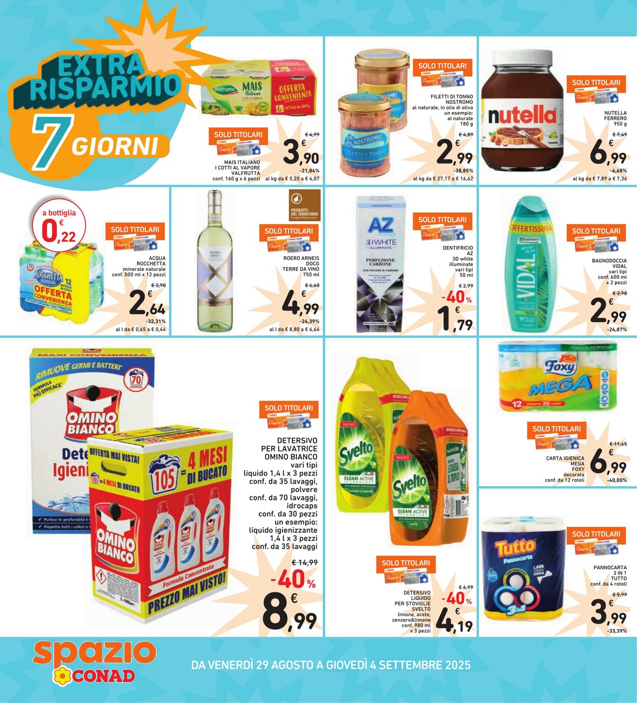 Volantino Conad 20.08.2025 - 20.08.2025