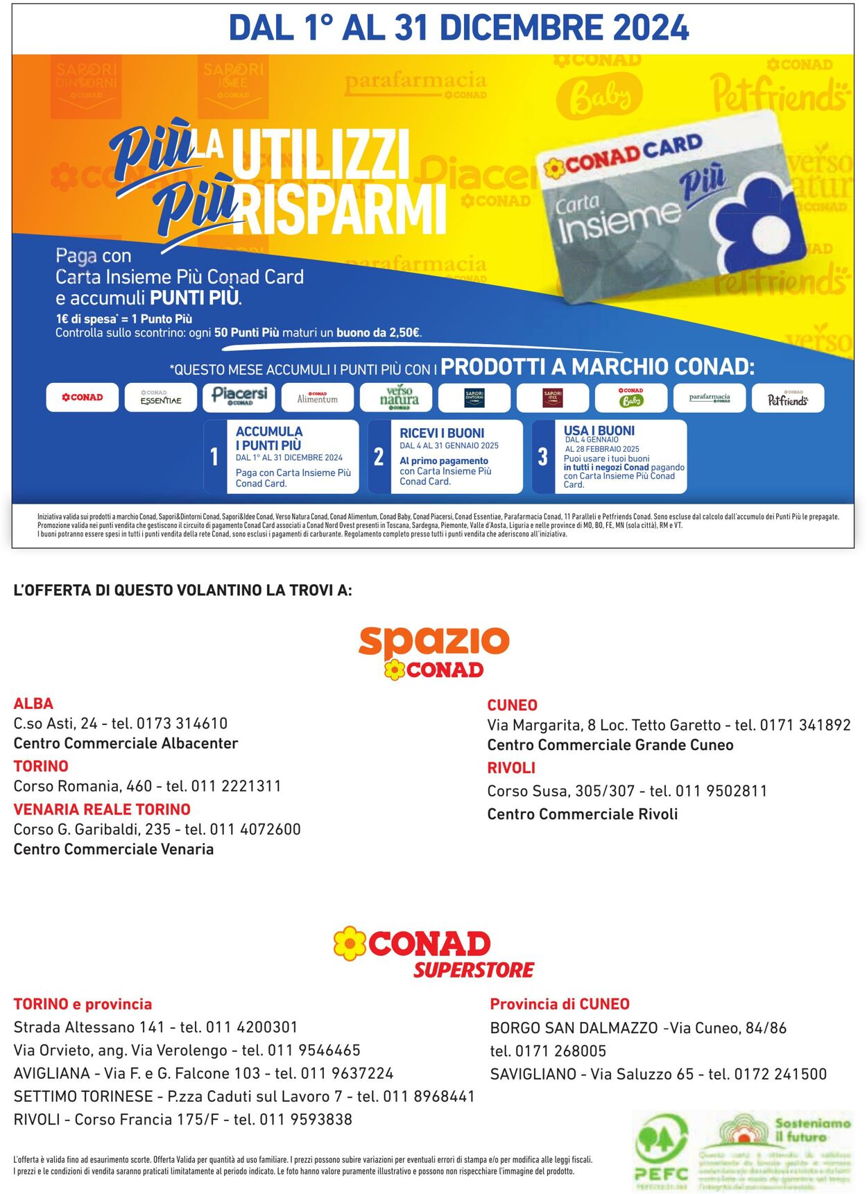 Volantino Conad 28.11.2024 - 31.12.2024