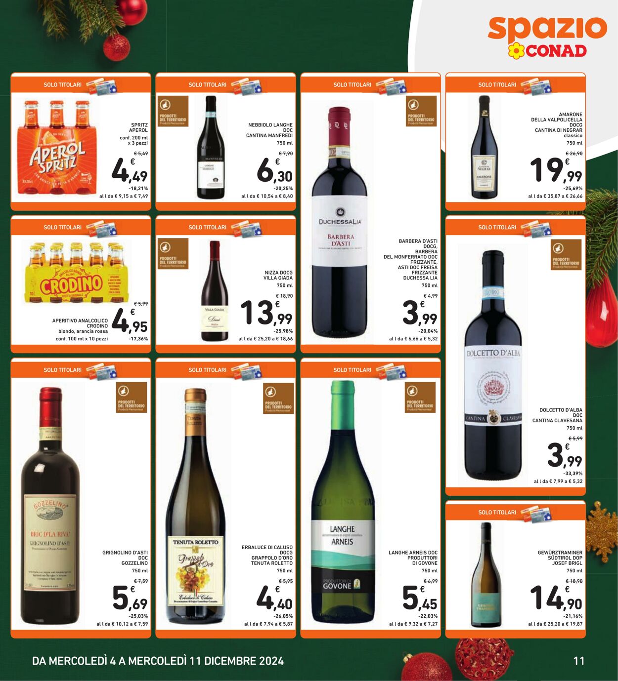 Volantino Conad 04.11.2024 - 11.12.2024