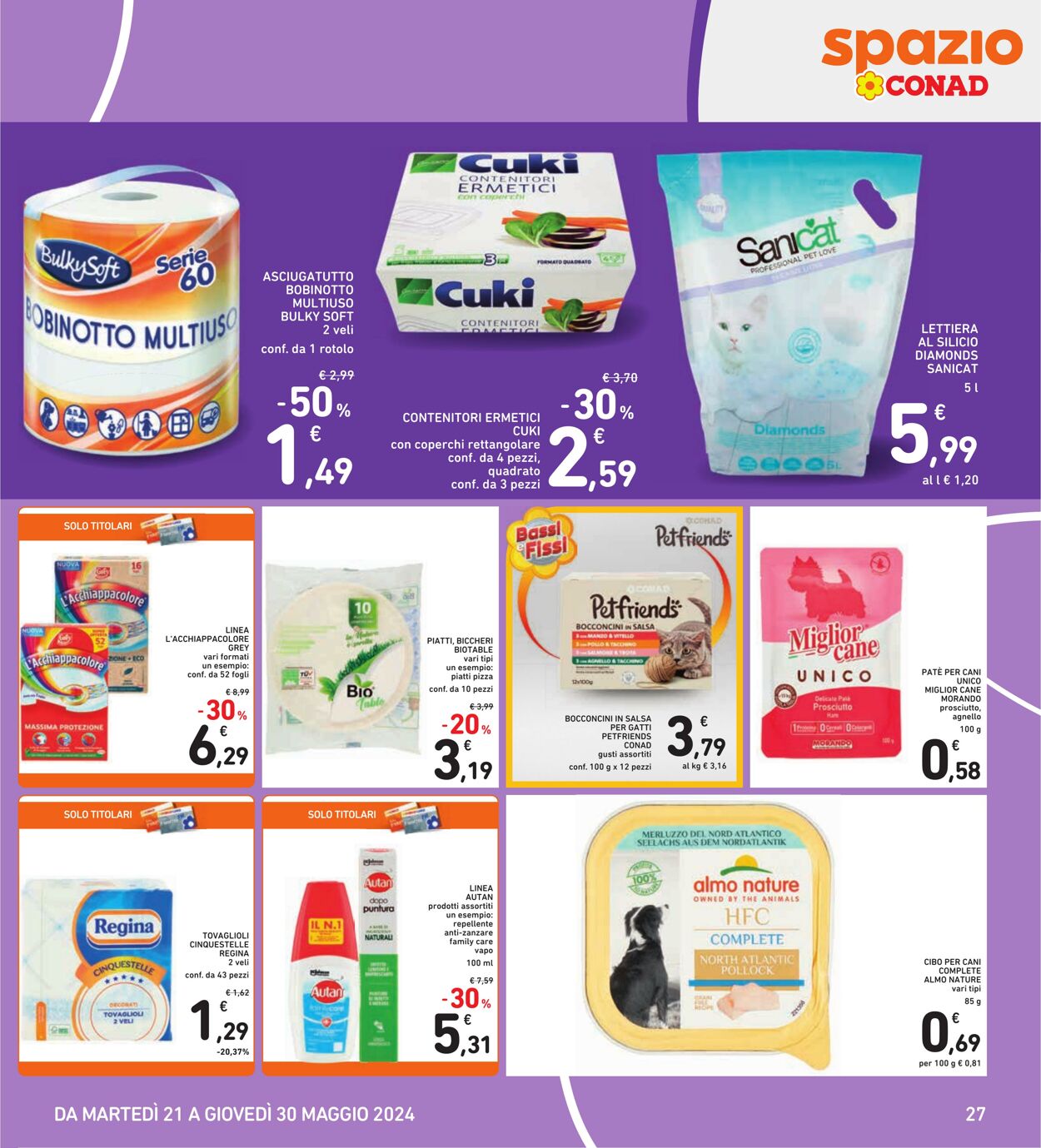 Volantino Conad 21.05.2024 - 30.05.2024