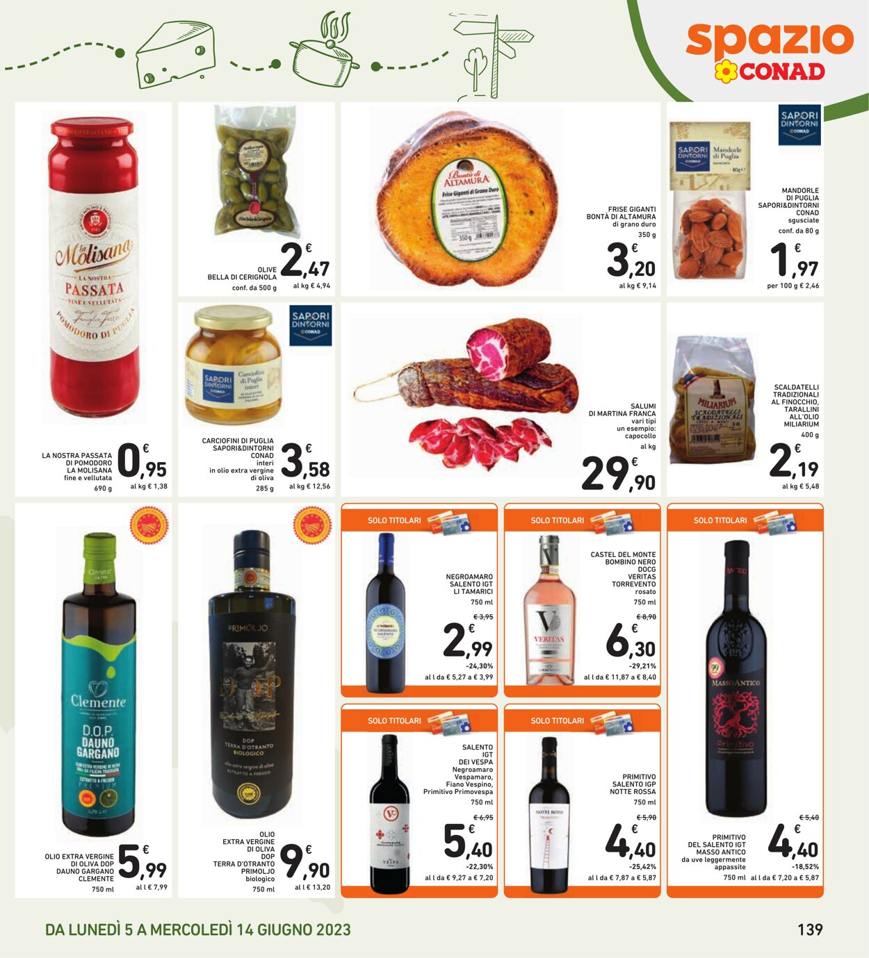 Volantino Conad 05.06.2023 - 14.06.2023