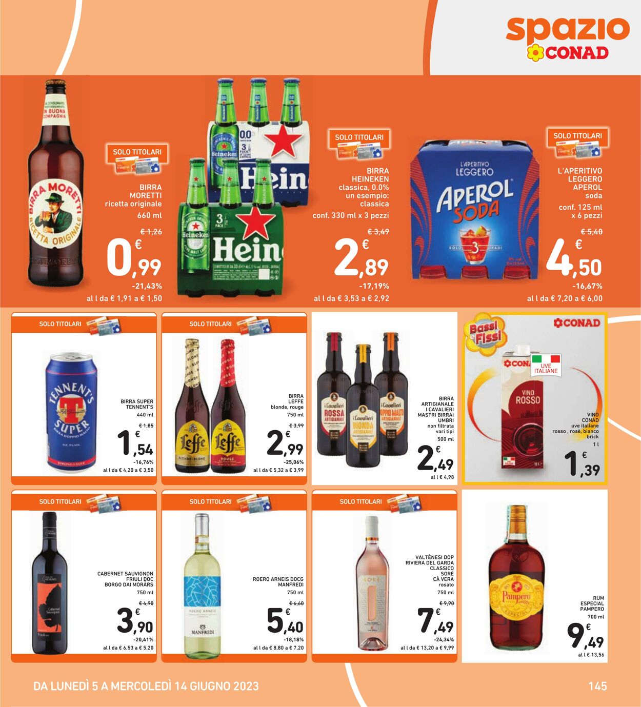 Volantino Conad 05.06.2023 - 14.06.2023