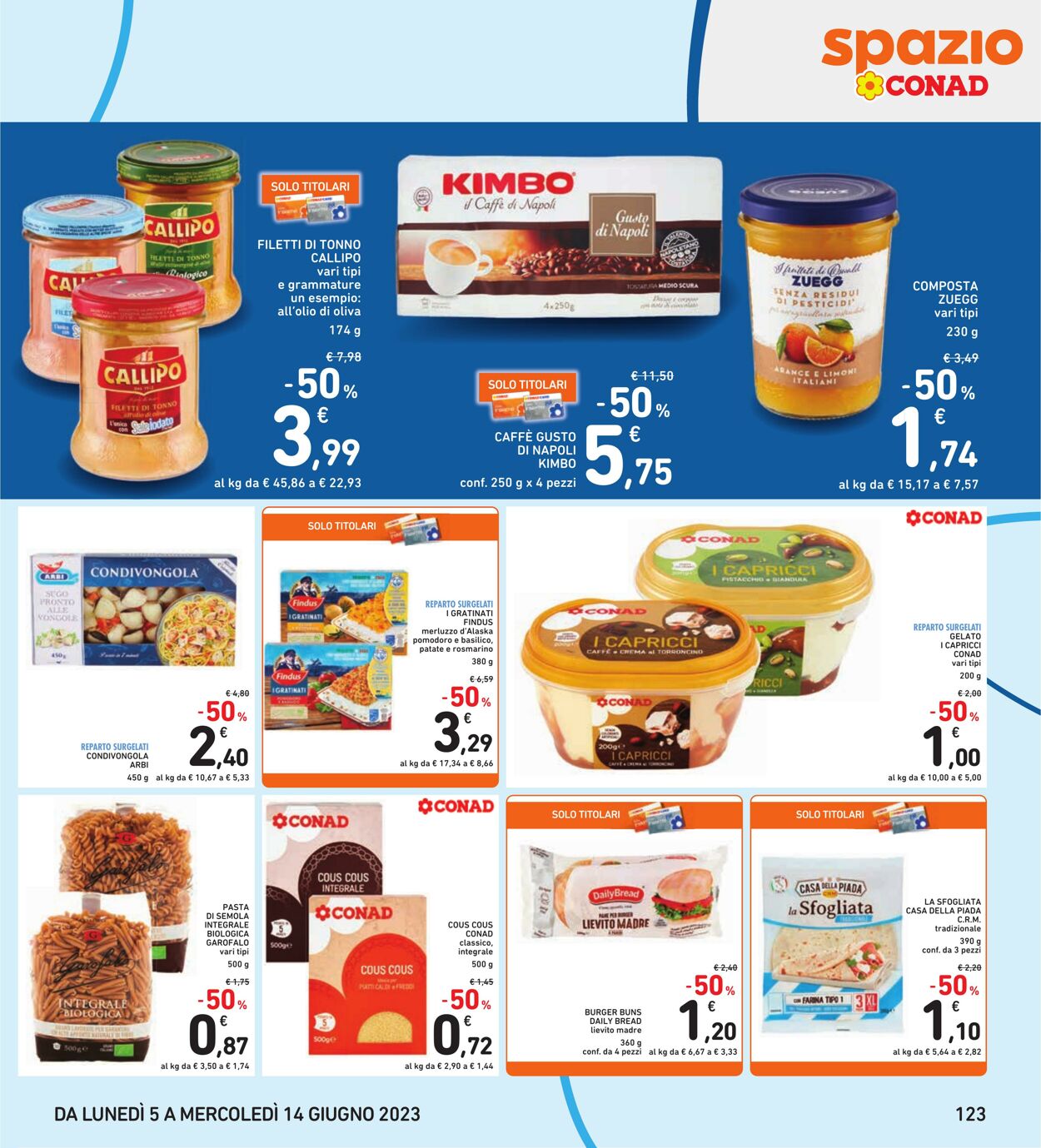 Volantino Conad 05.06.2023 - 14.06.2023