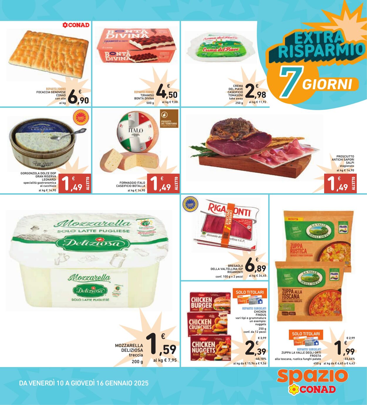 Volantino Conad 10.01.2025 - 16.01.2025